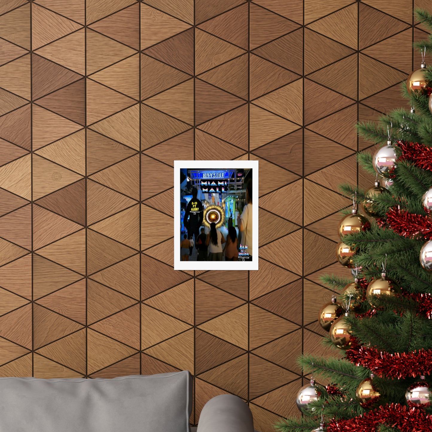 Copy of Miami Alien Mall 2 - Matte Vertical Posters