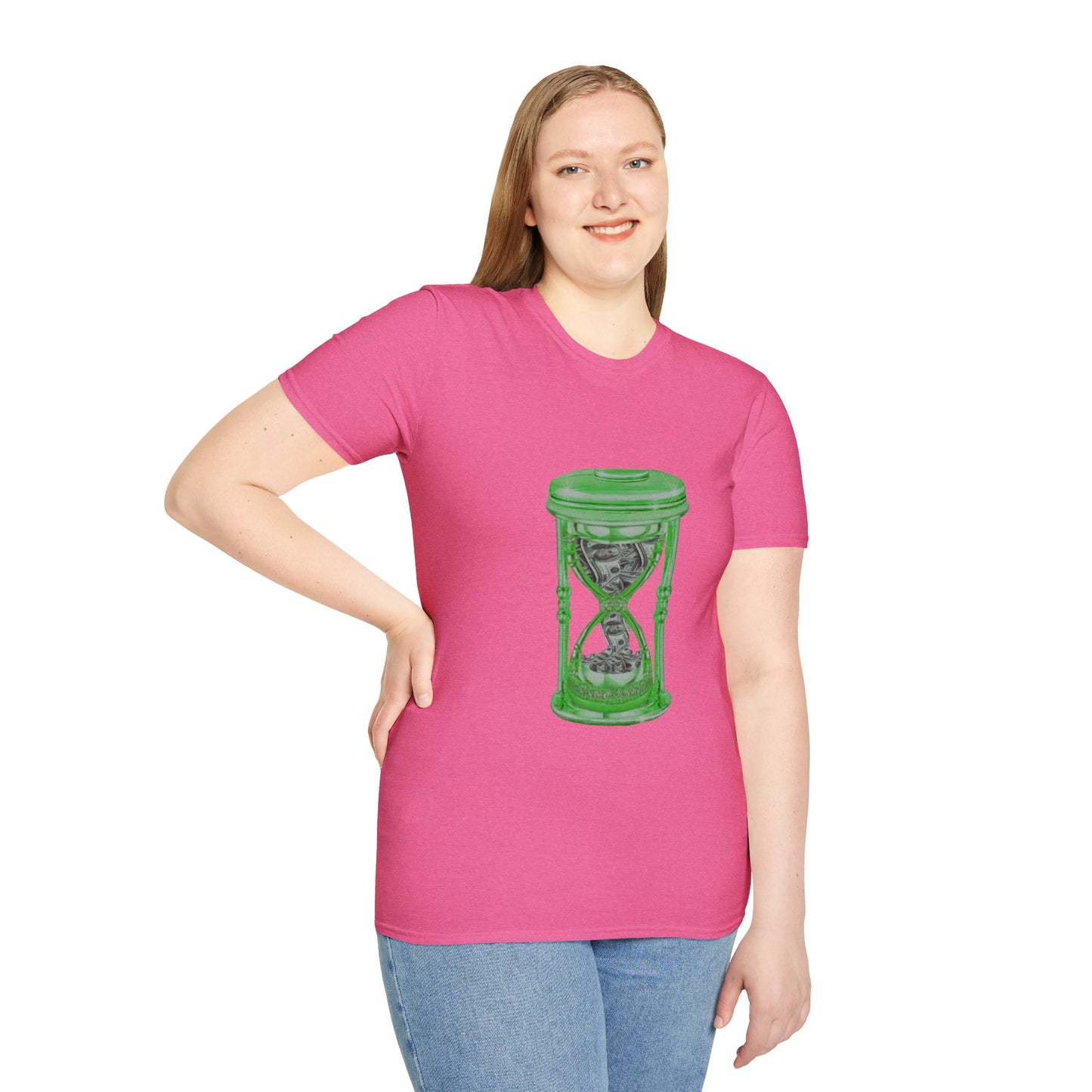MY Time is MONEY Green - Unisex Softstyle T-Shirt