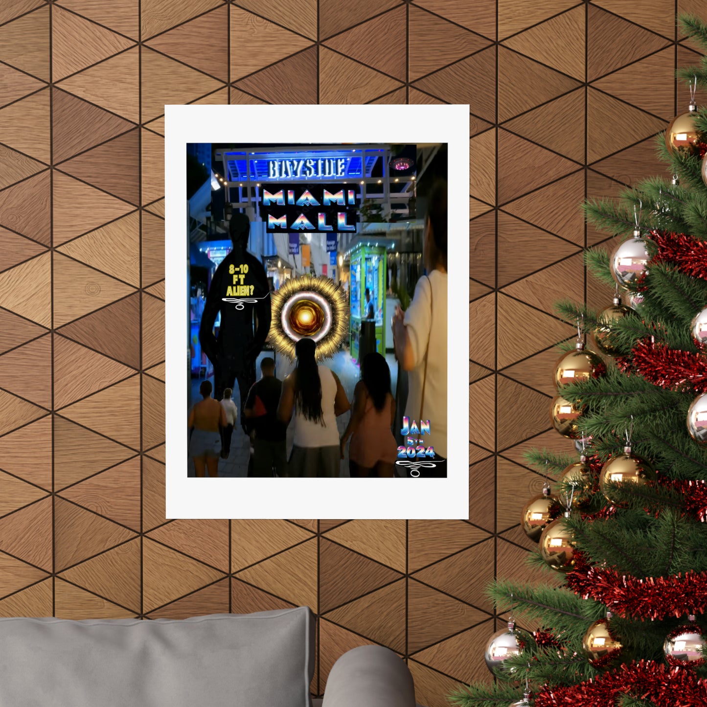 Copy of Miami Alien Mall 2 - Matte Vertical Posters