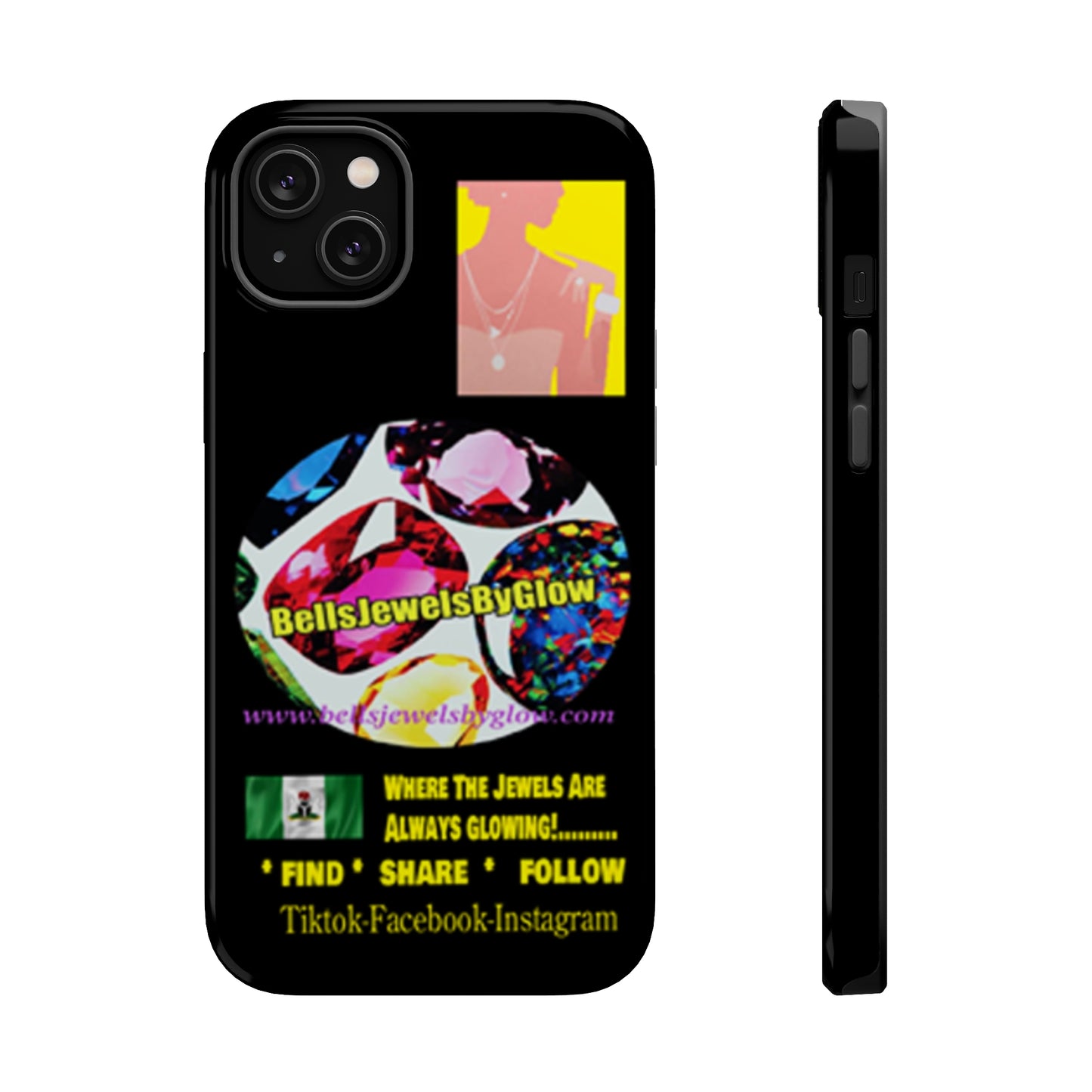 Jewels by Glow Iphone only! MagSafe Tough Cases