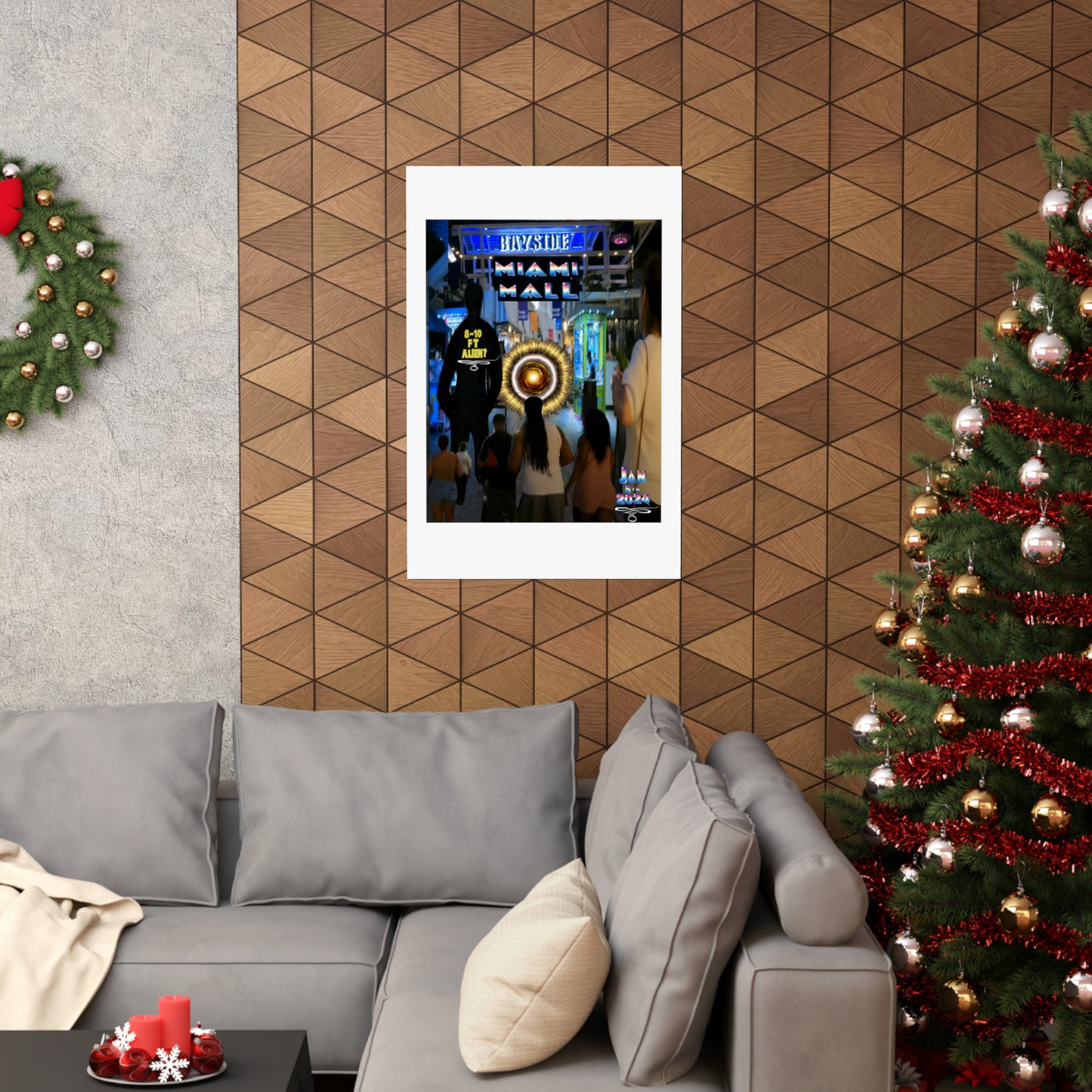 Copy of Miami Alien Mall 2 - Matte Vertical Posters