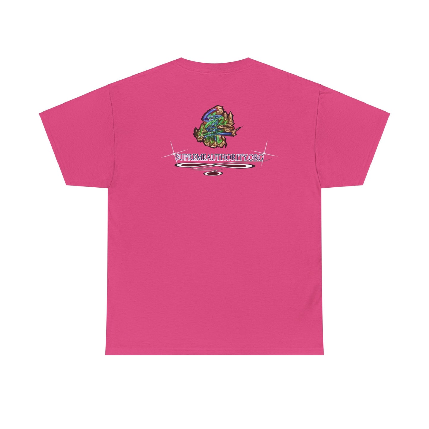 Stack-lanta Get Money graffiti Supreme Authority Unisex Heavy Cotton Tee
