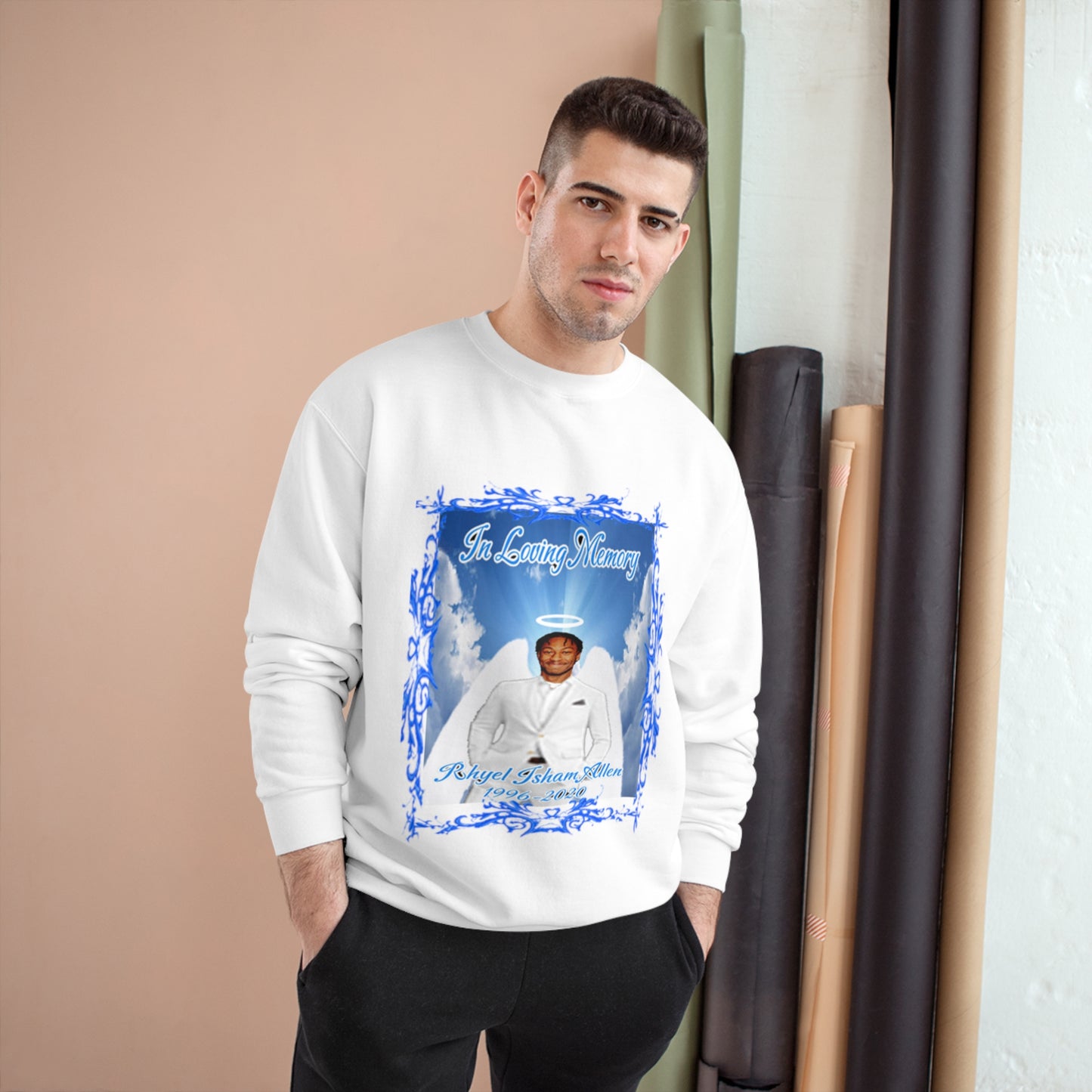 Rhyel - In Loving Memory - Custom - Champion Sweatshirt