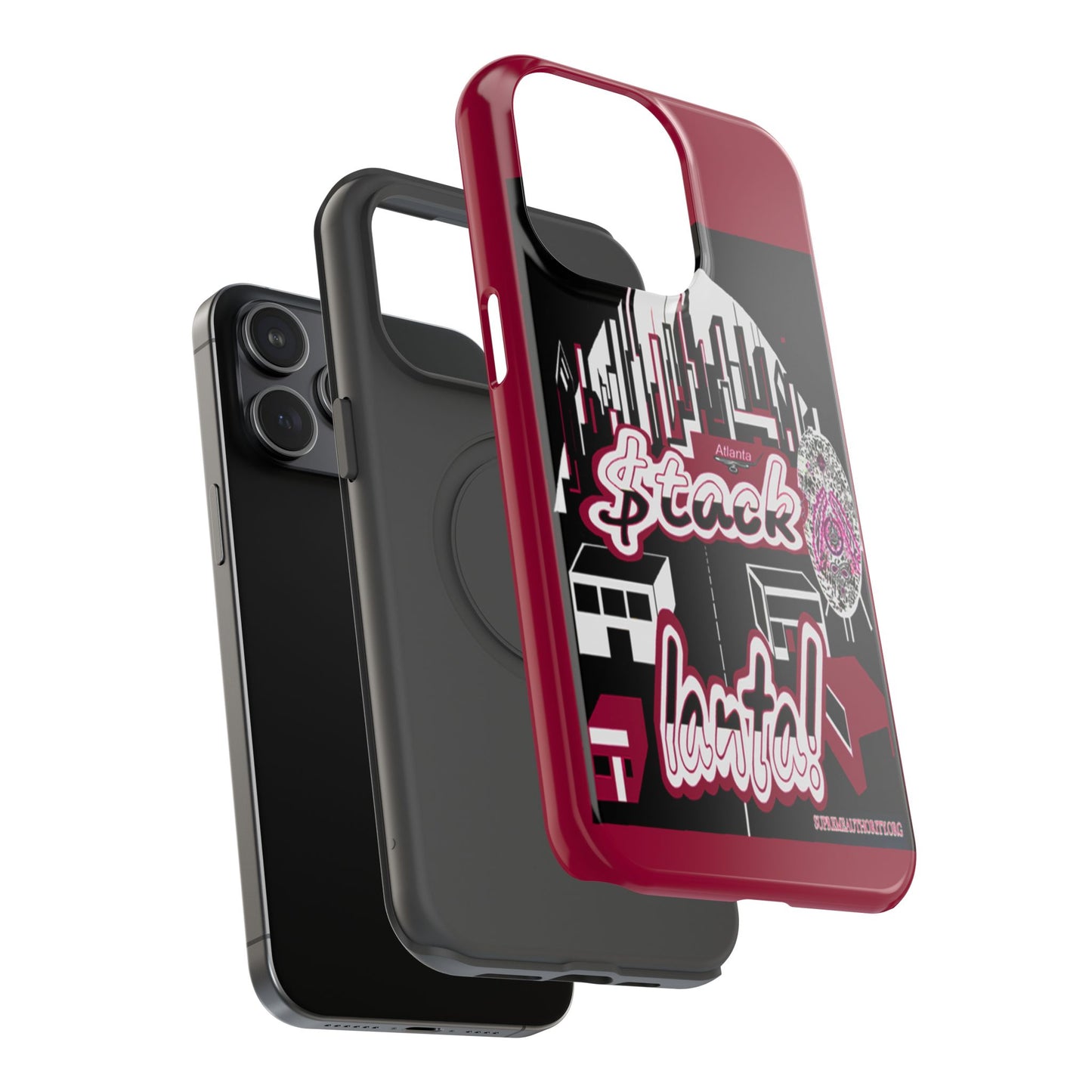 Stack-lanta 2!Remix Red Supreme Authority Iphone ONLY -Impact-Resistant Cases
