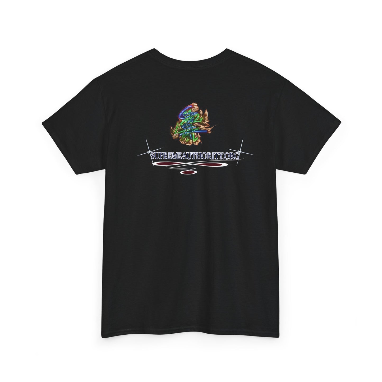 Stack-lanta Get Money graffiti Supreme Authority Unisex Heavy Cotton Tee