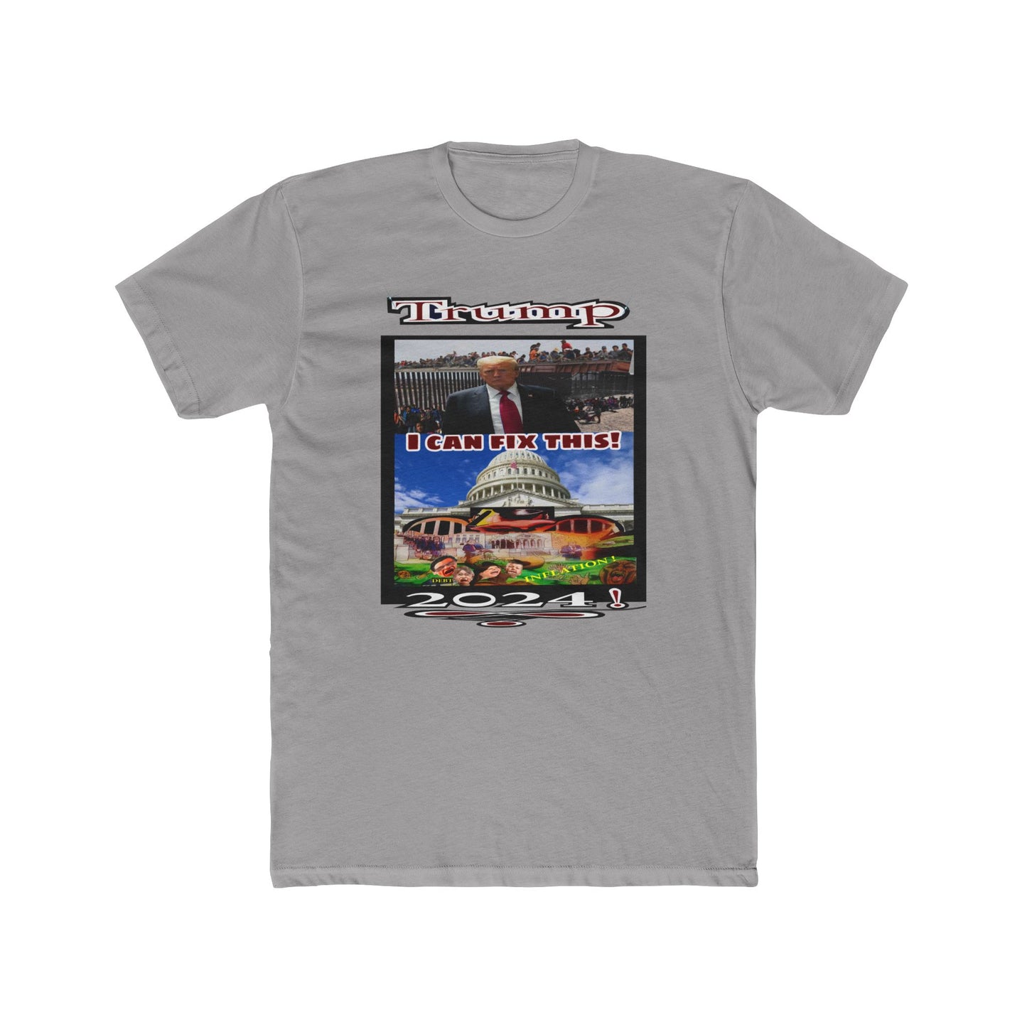 Trump I can fix this - Unisex Cotton Crew Tee