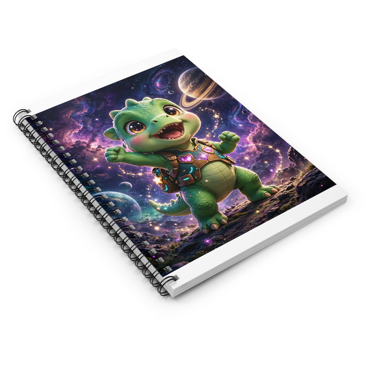 DAX — Tiny Dino, Mighty Roar — Kids Spiral Notebook