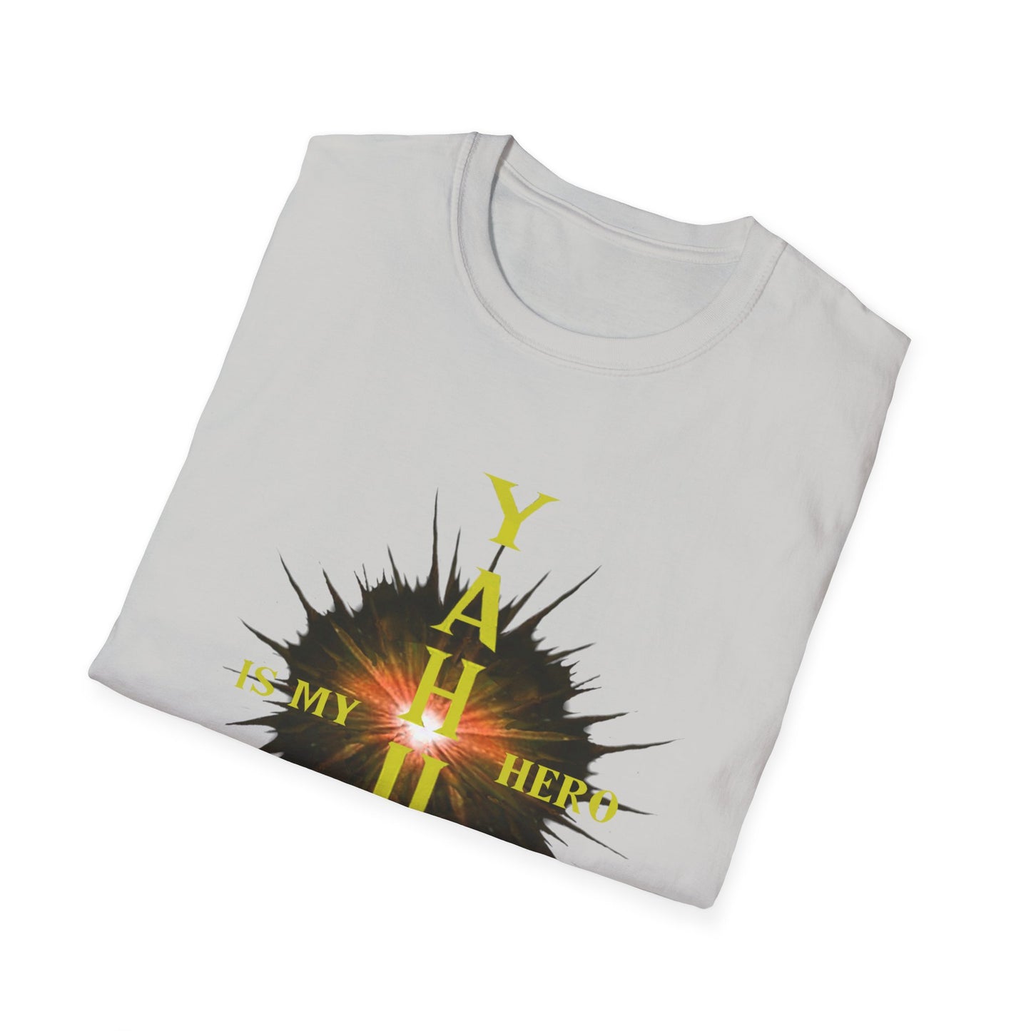YAHUAH Is my HERO - Unisex Softstyle T-Shirt
