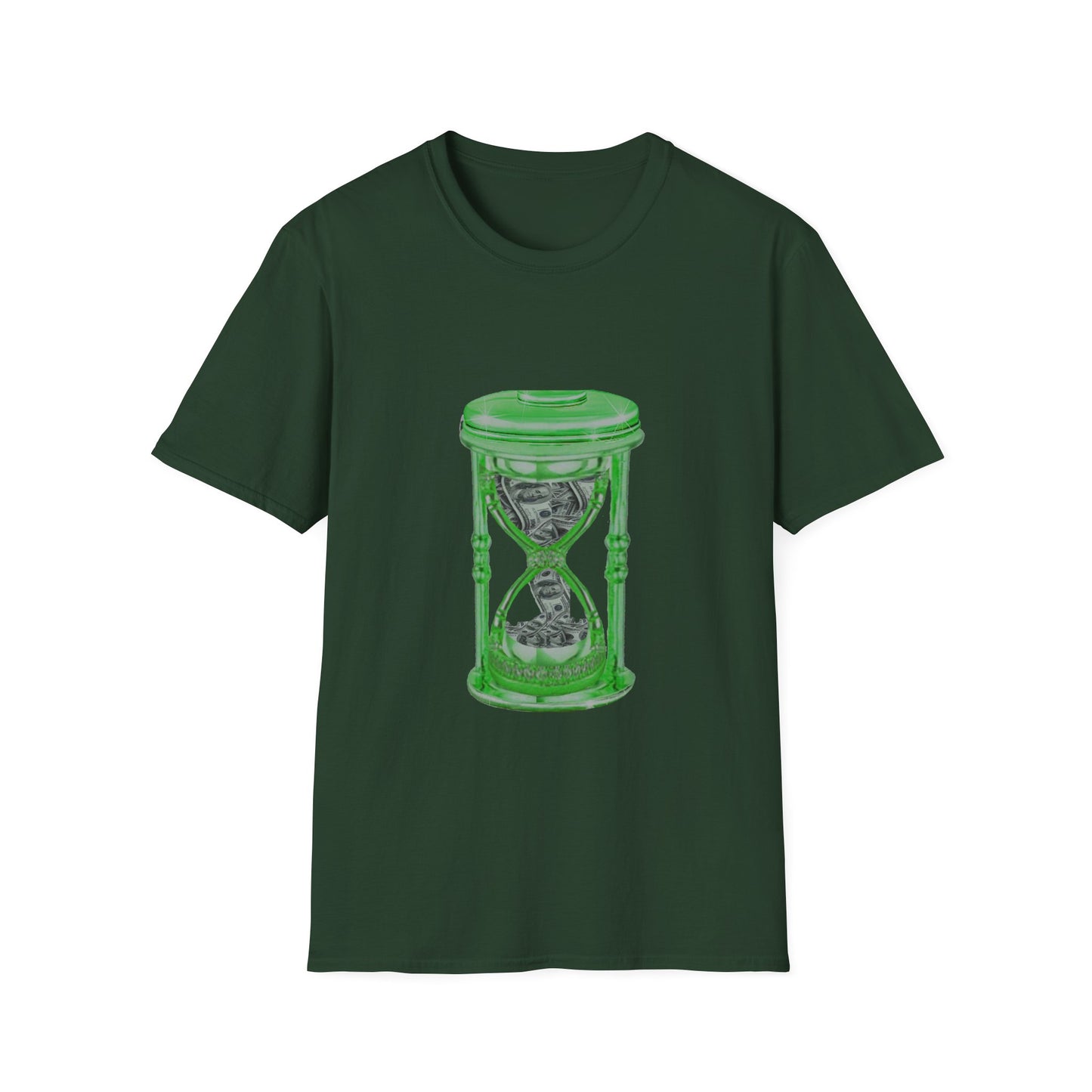 MY Time is MONEY Green - Unisex Softstyle T-Shirt