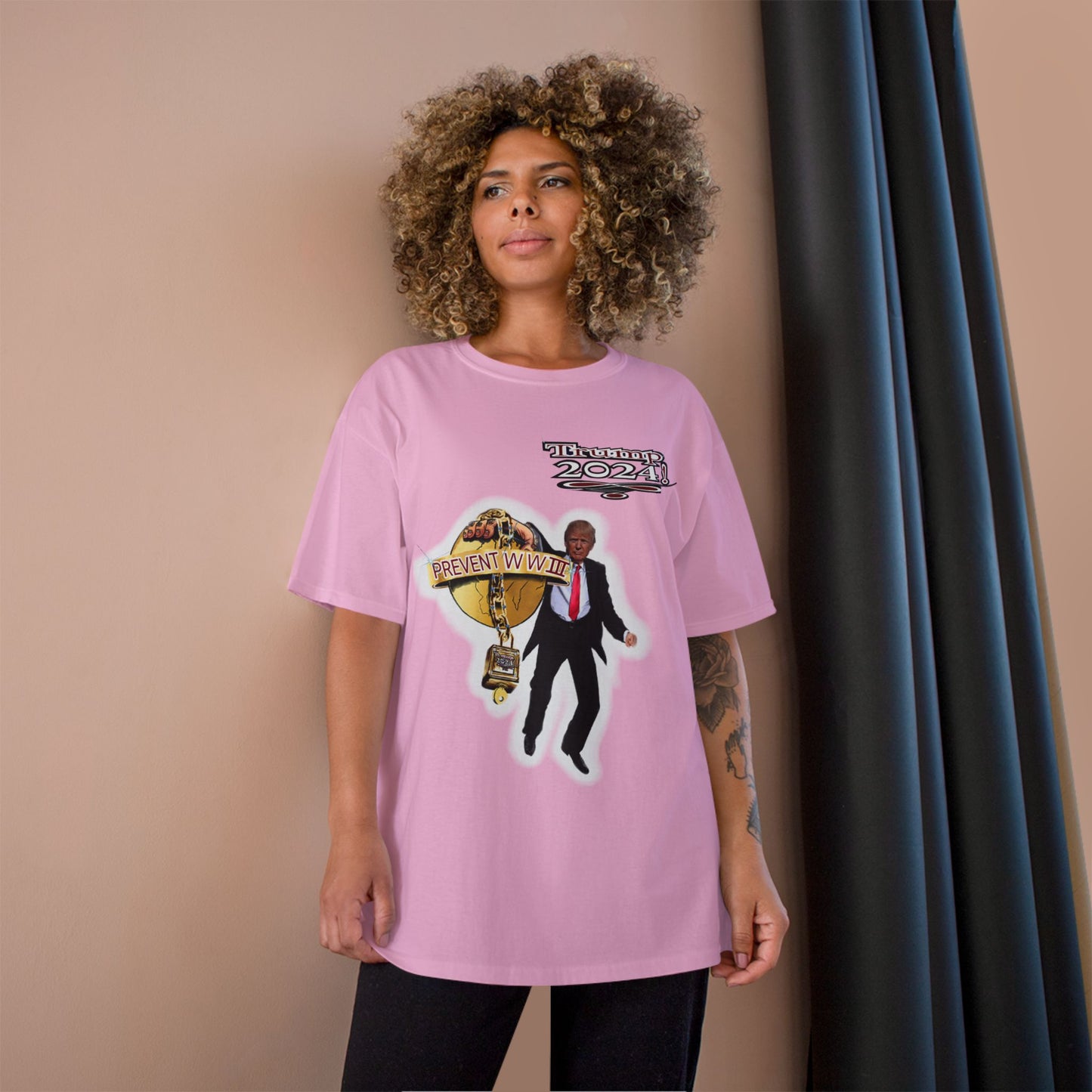 Trump Prevent WW3 1 -Champion T-Shirt