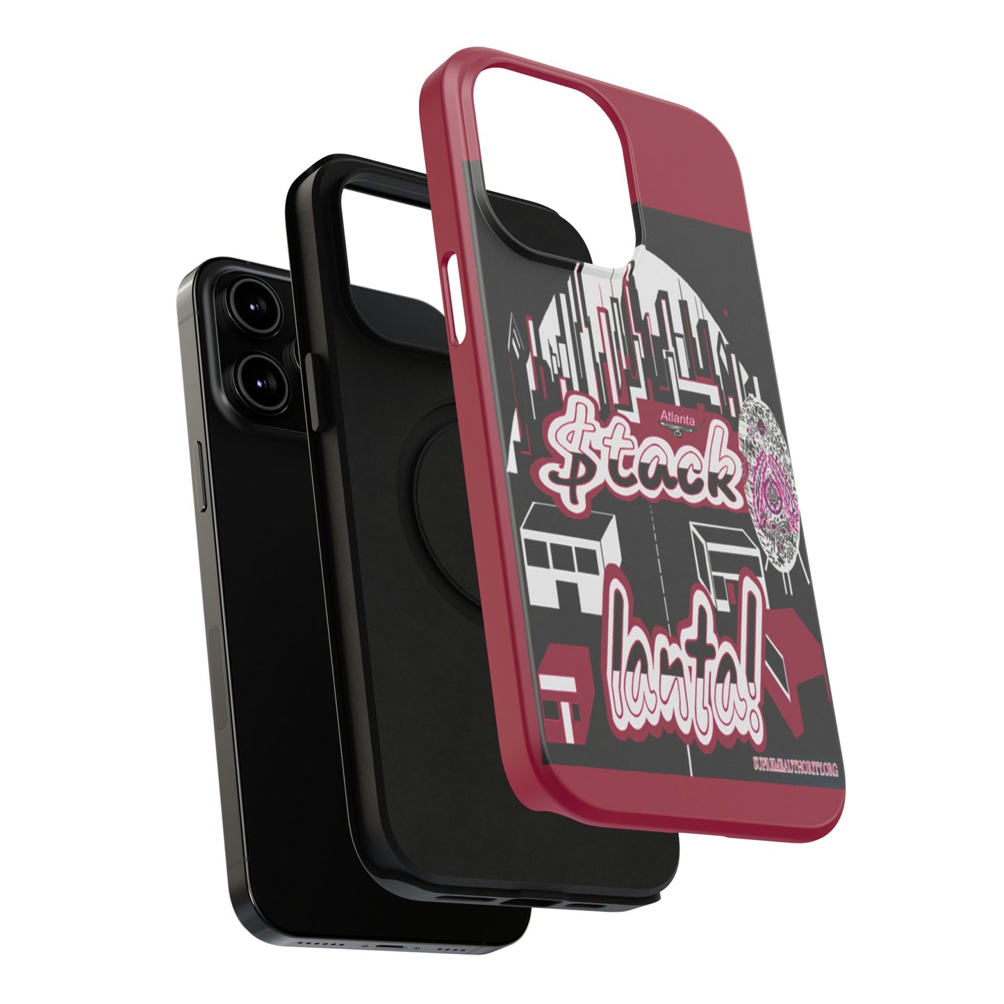 Stack-lanta 2!Remix Red Supreme Authority Iphone ONLY -Impact-Resistant Cases