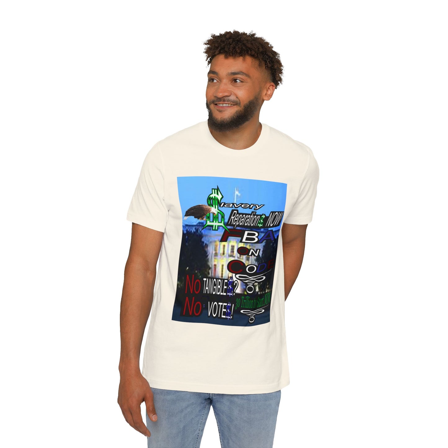 FBA Reparations now! -USA-Made Unisex Short-Sleeve Jersey T-Shirt