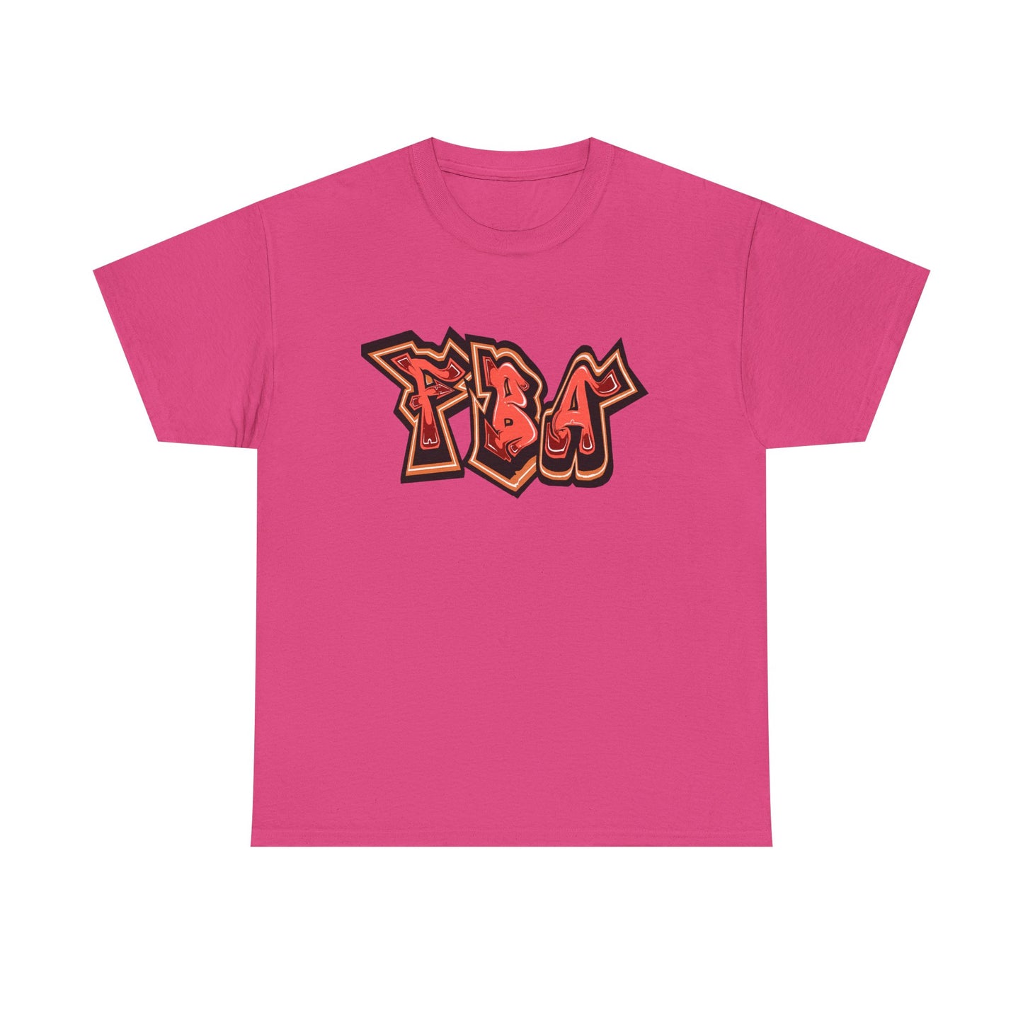 FBA First Fire ,Graffiti Style Unisex Heavy Cotton Tee, Streetwear T-Shirt, Urban Fashion Top, Casual Everyday Wear, Gift for Hip-Hop Lovers