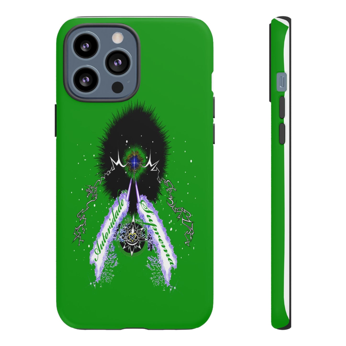 Autoridade Suprema -Portuguese -Green-Iphone only! Tough Cases