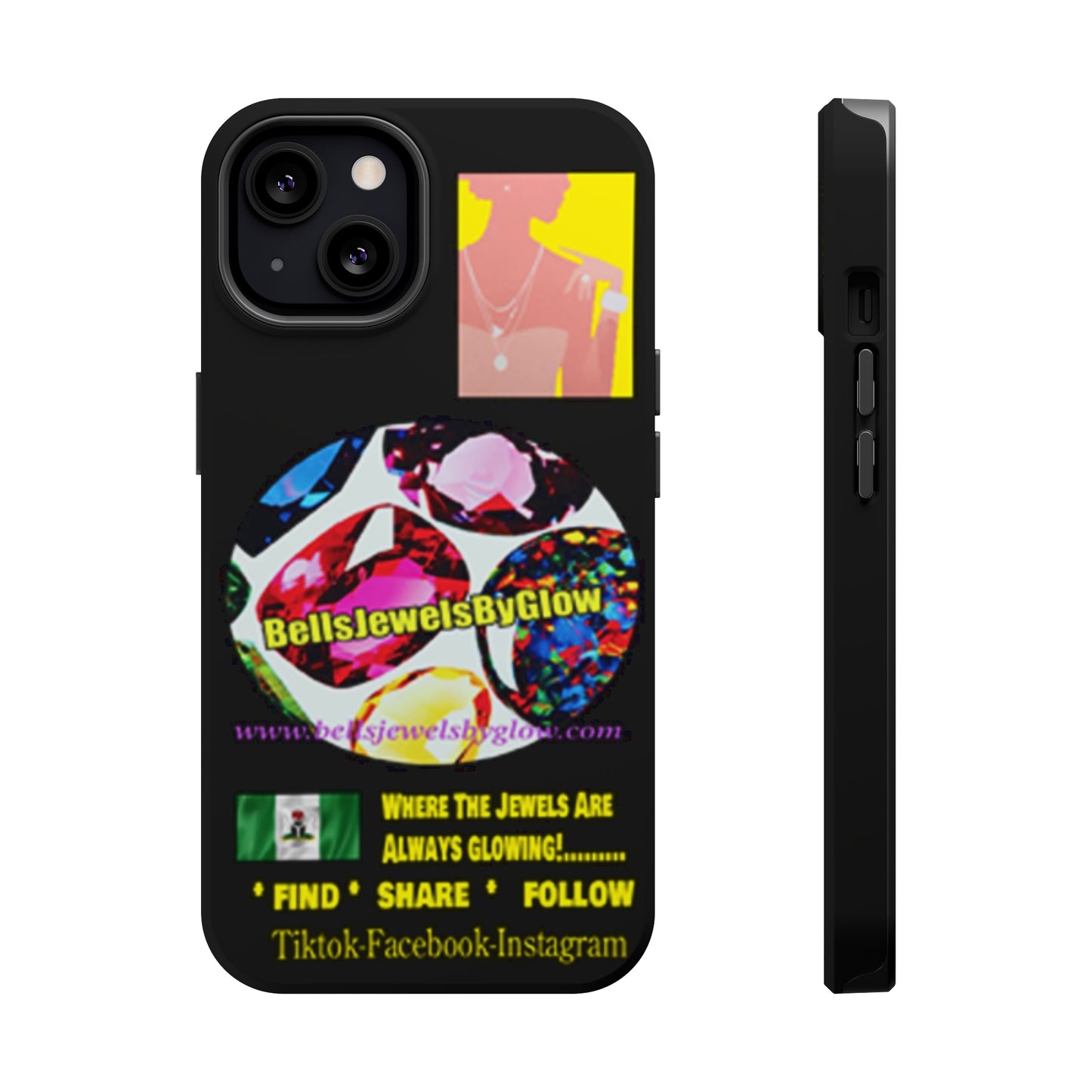 Jewels by Glow Iphone only! MagSafe Tough Cases