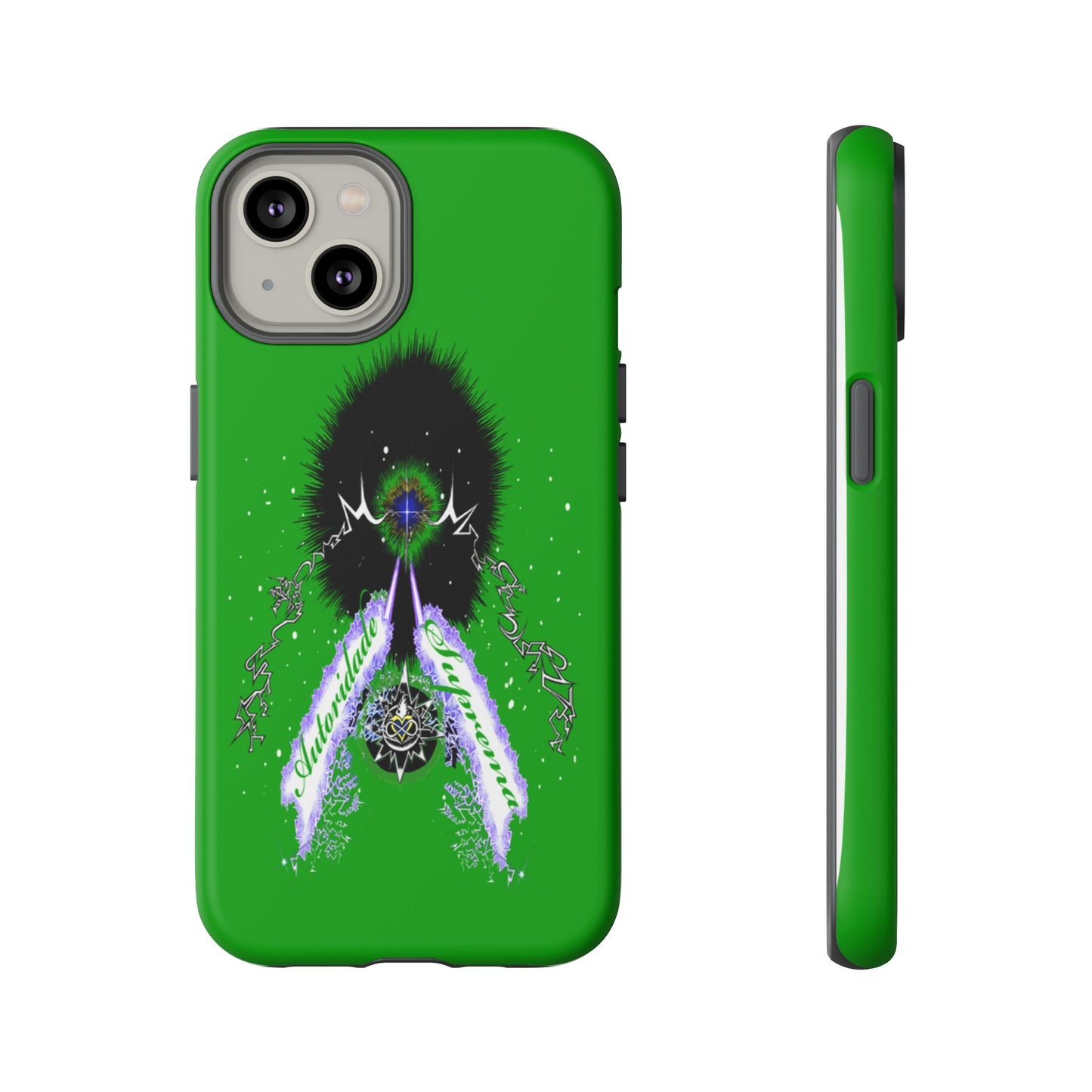 Autoridade Suprema -Portuguese -Green-Iphone only! Tough Cases