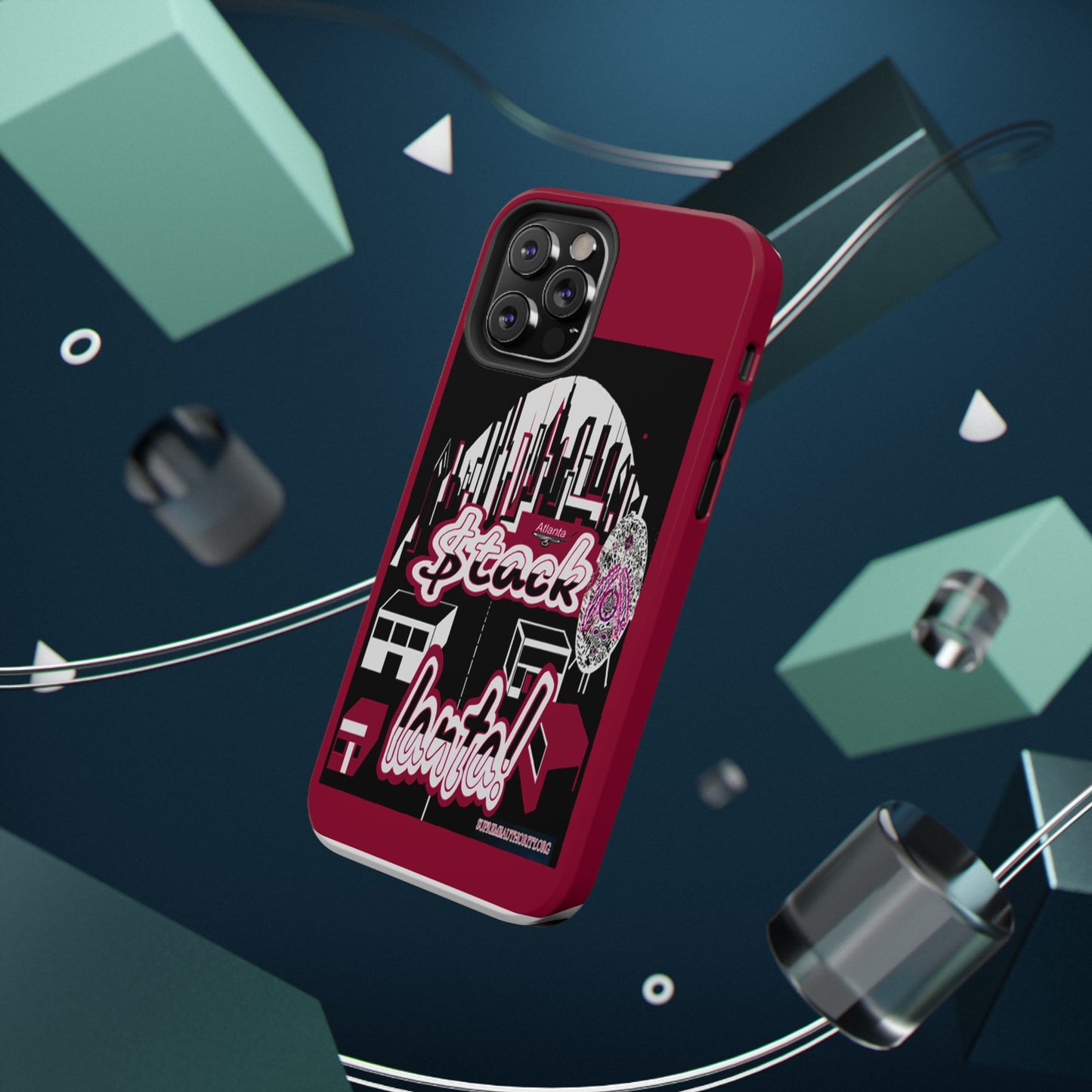 Stack-lanta 2!Remix Red Supreme Authority Iphone ONLY -Impact-Resistant Cases