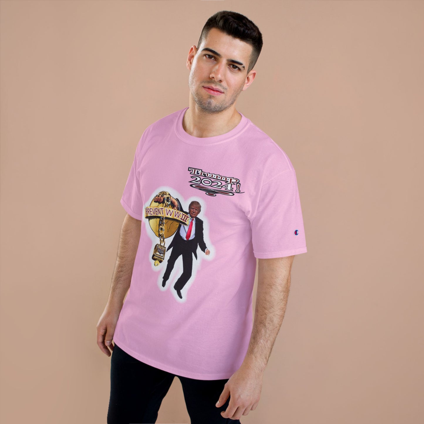 Trump Prevent WW3 1 -Champion T-Shirt