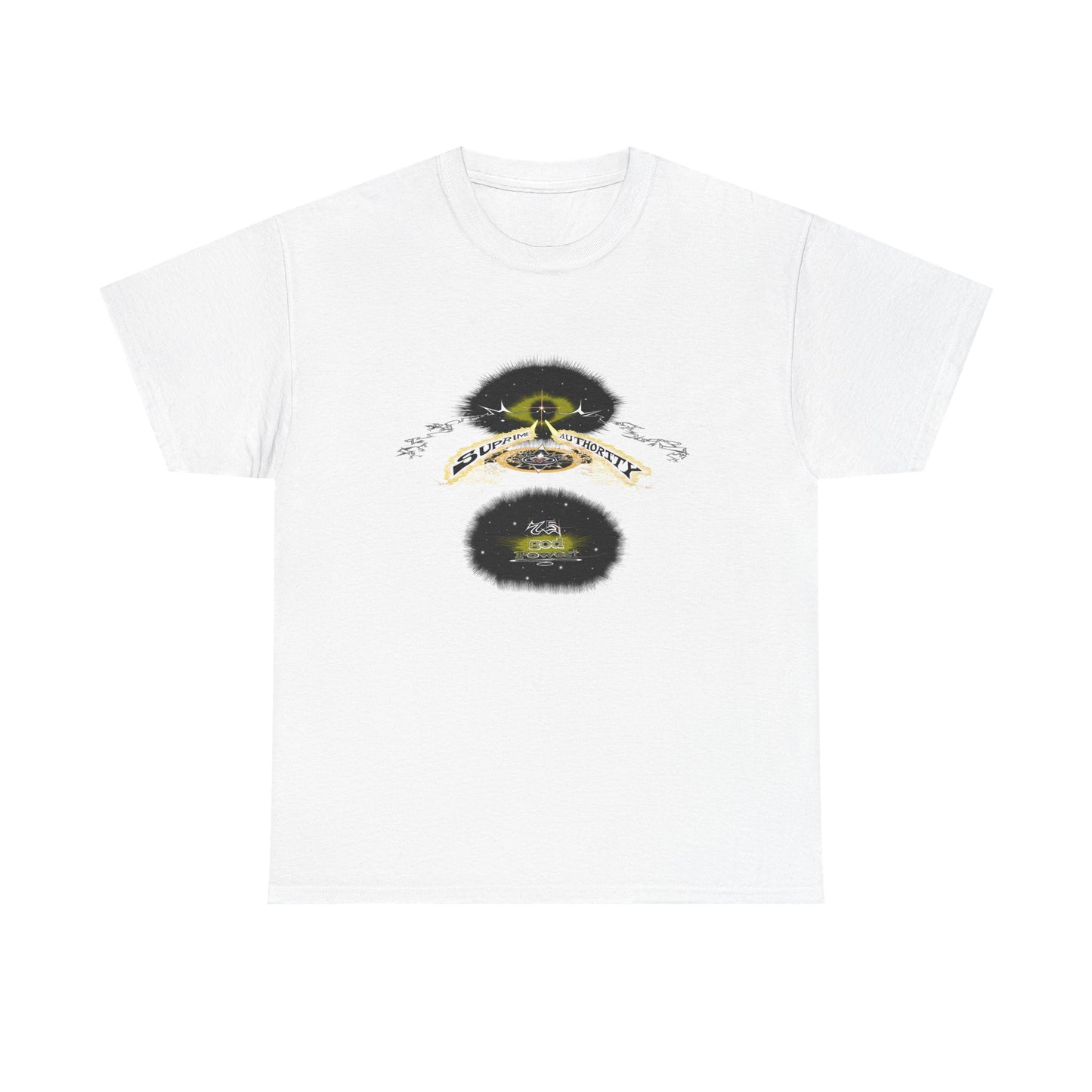 Copy of Supreme Authority god Power Gold -Unisex Heavy Cotton Tee