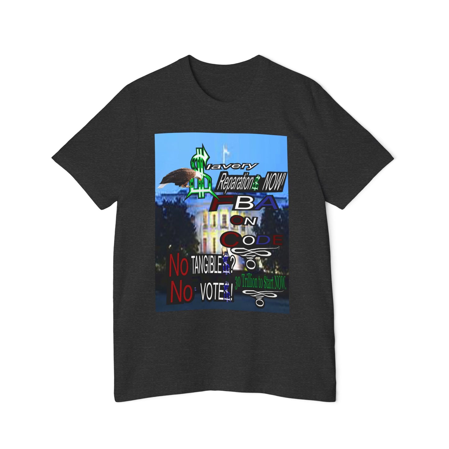 FBA Reparations now! -USA-Made Unisex Short-Sleeve Jersey T-Shirt