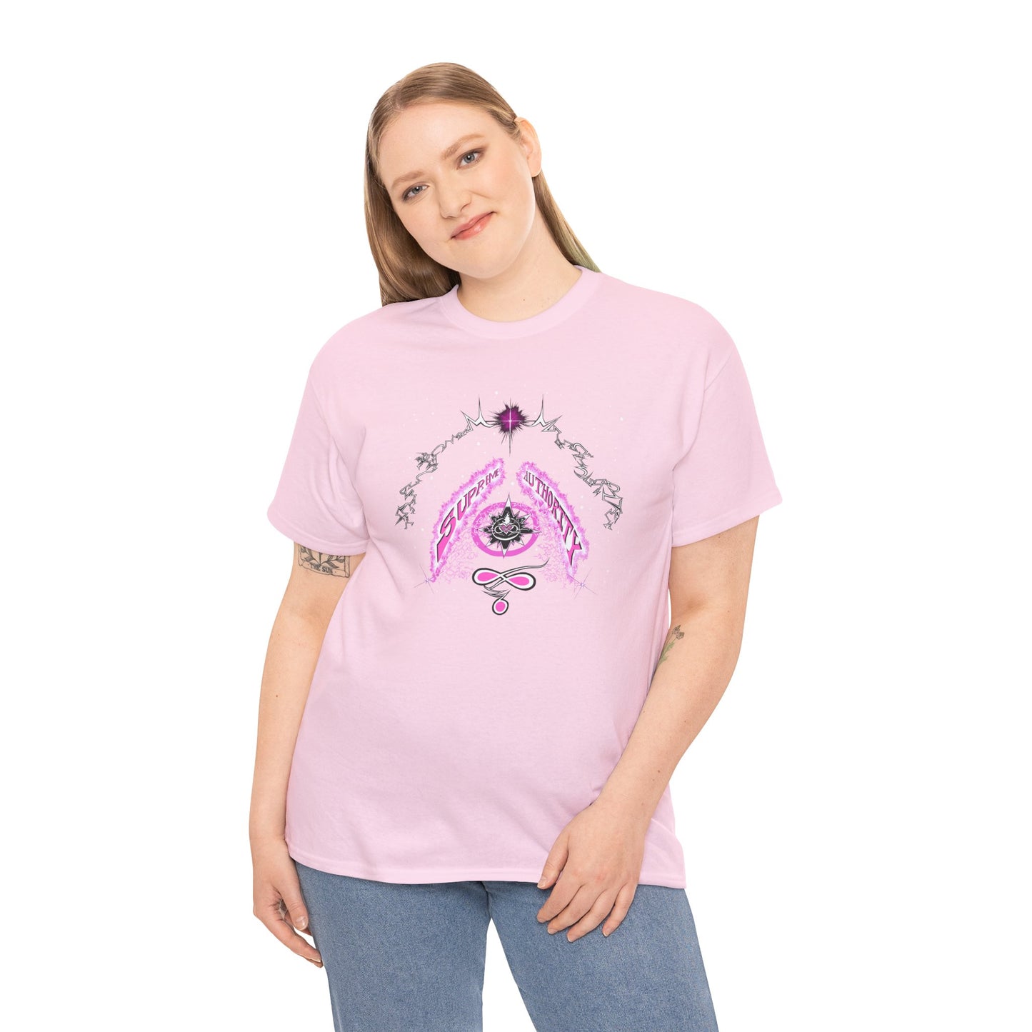 Copy of Supreme Authority pink! Unisex Heavy Cotton Tee
