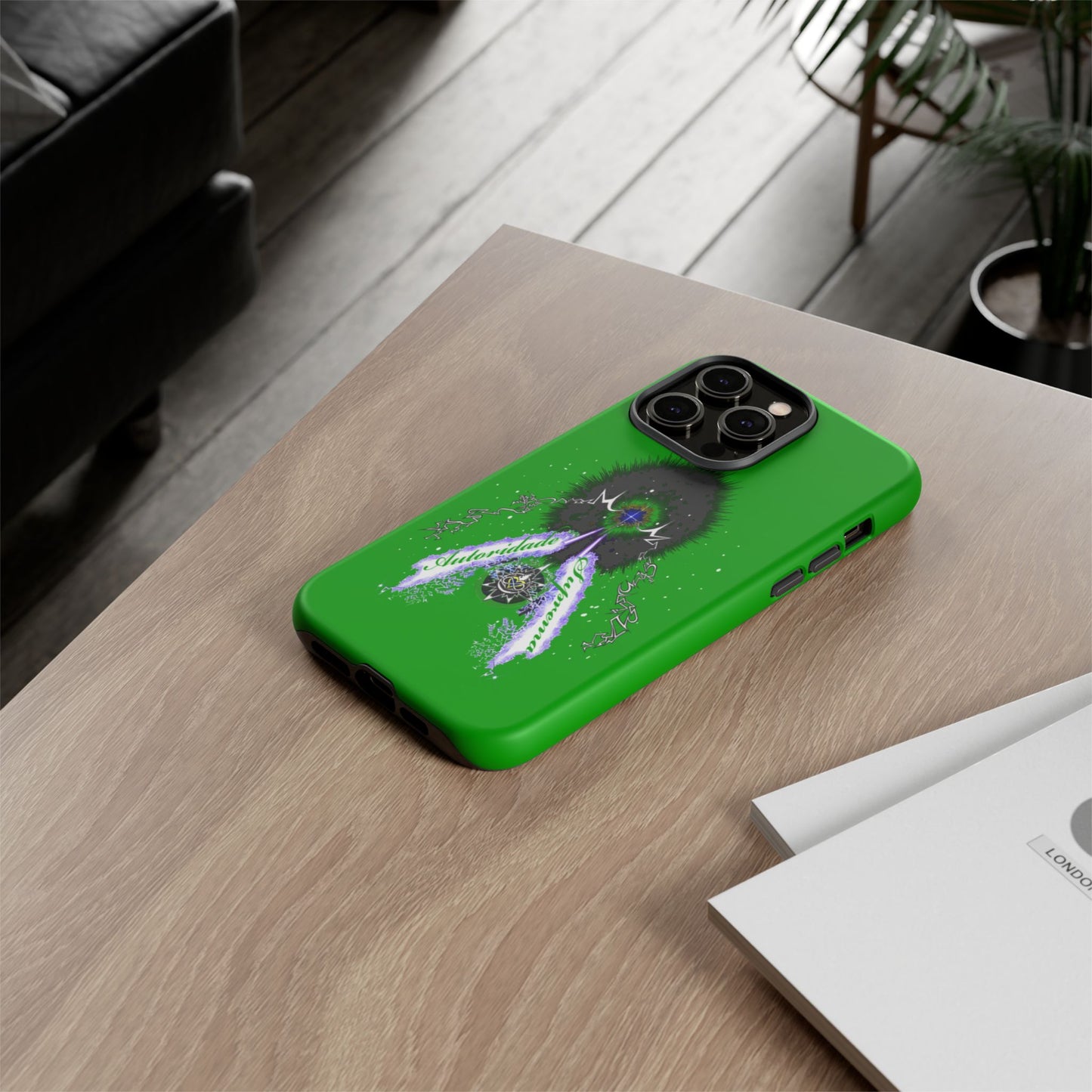 Autoridade Suprema -Portuguese -Green-Iphone only! Tough Cases