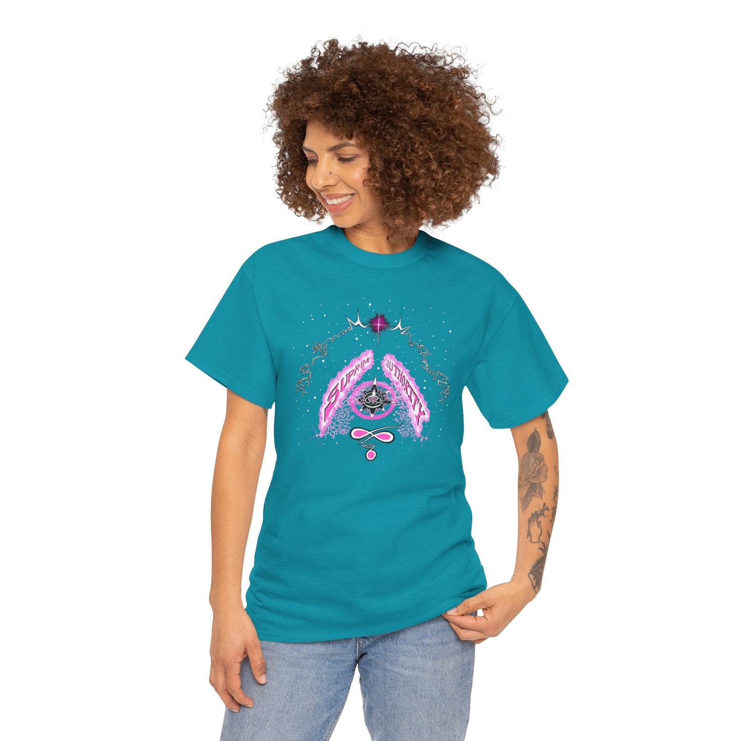 Copy of Supreme Authority pink! Unisex Heavy Cotton Tee