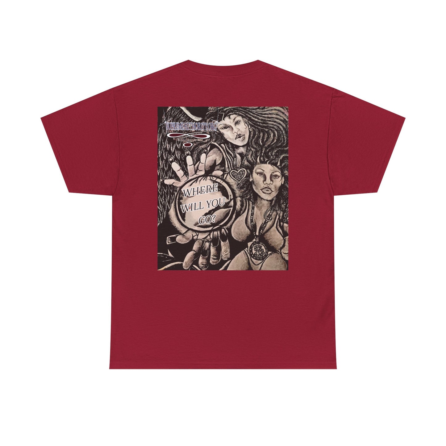 Supreme Authority " Where Will You Go? " Chic Artistic Tee: Fashion for Creatives, Streetwear Style, Unique Gift, Artist Merch, Casual Statement Shirt