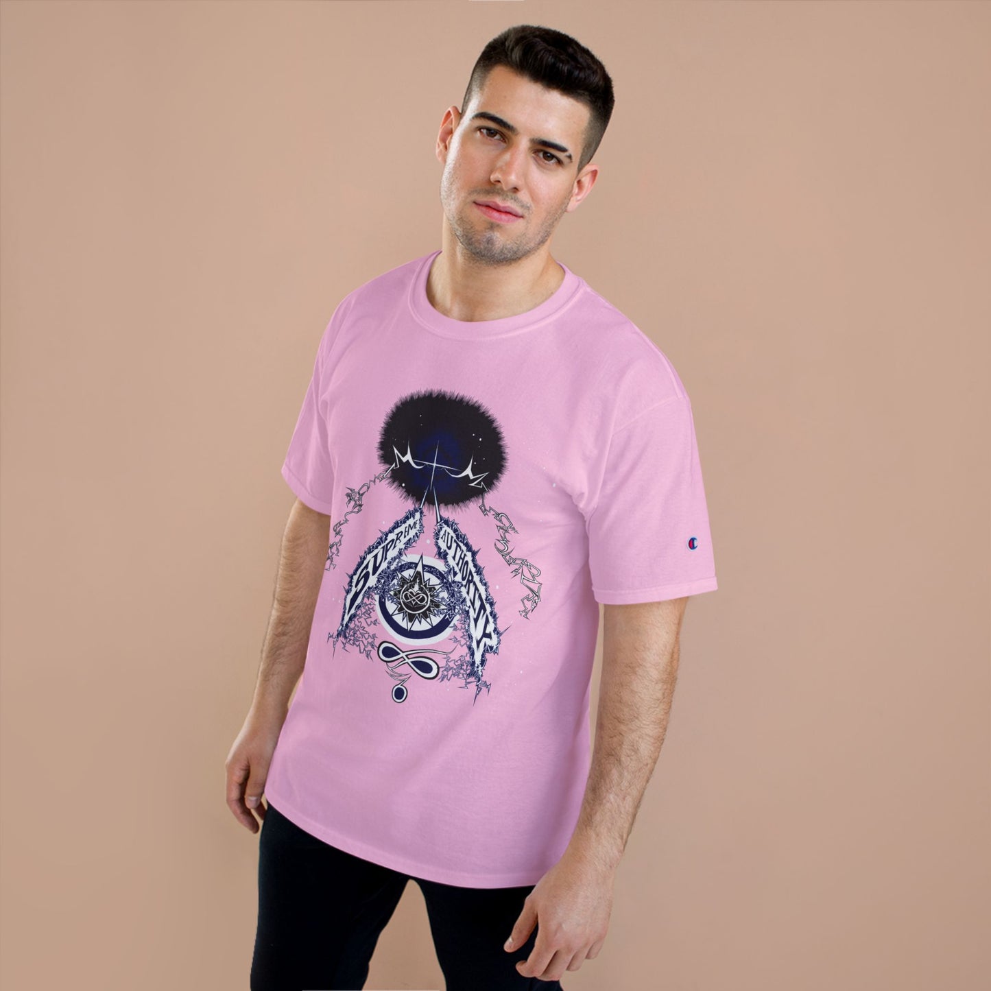 Supreme Authority - John 3:16 Champion T-Shirt