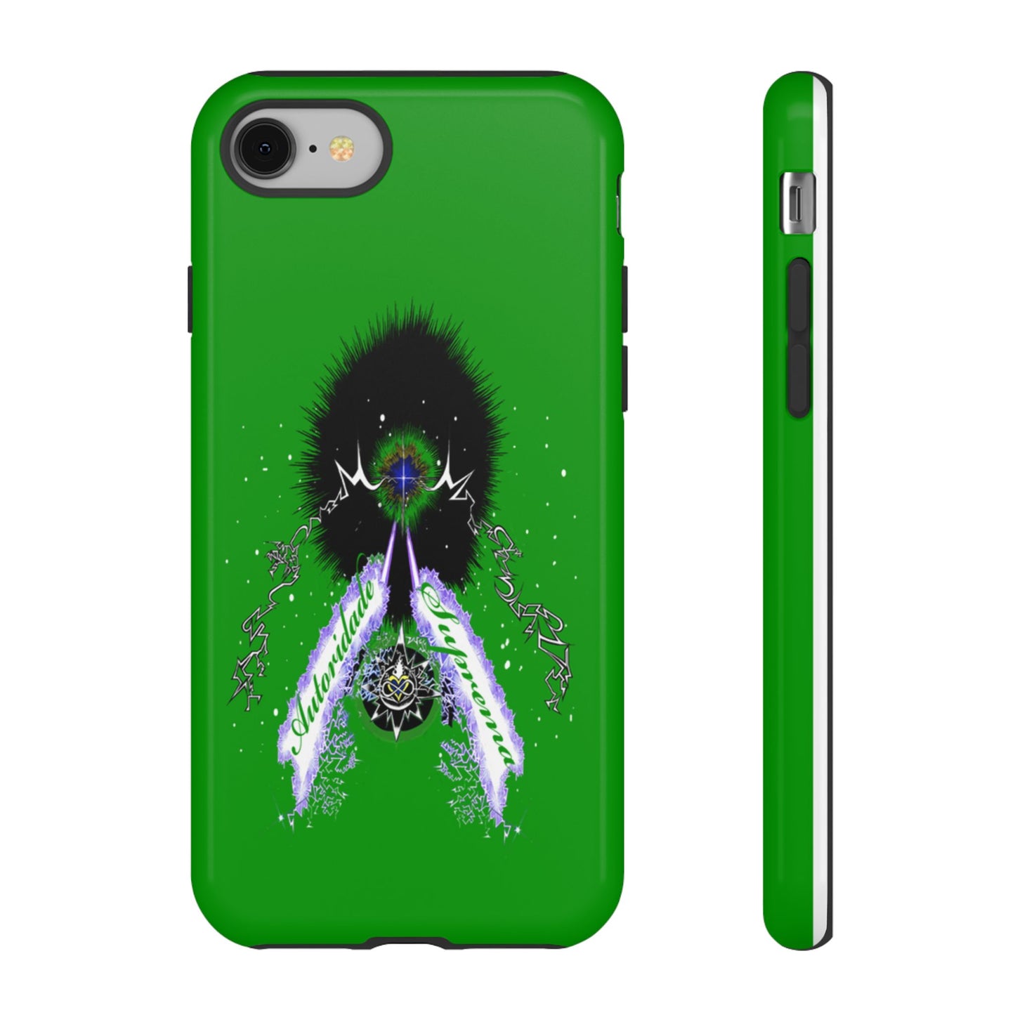 Autoridade Suprema -Portuguese -Green-Iphone only! Tough Cases
