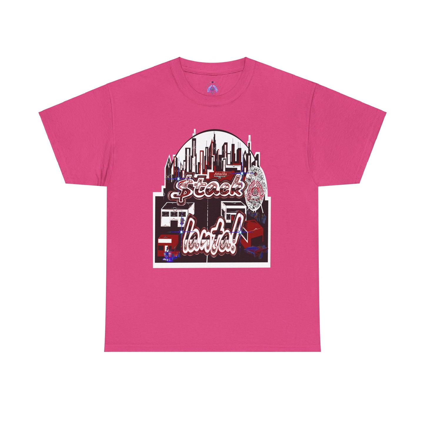 Stack-lanta Get Money graffiti Supreme Authority Unisex Heavy Cotton Tee