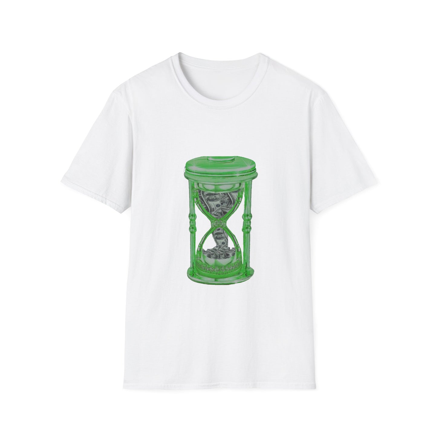 MY Time is MONEY Green - Unisex Softstyle T-Shirt
