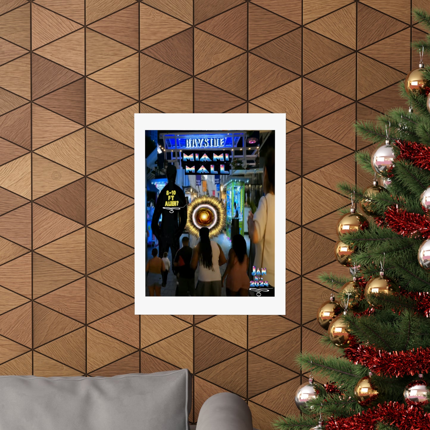 Copy of Miami Alien Mall 2 - Matte Vertical Posters