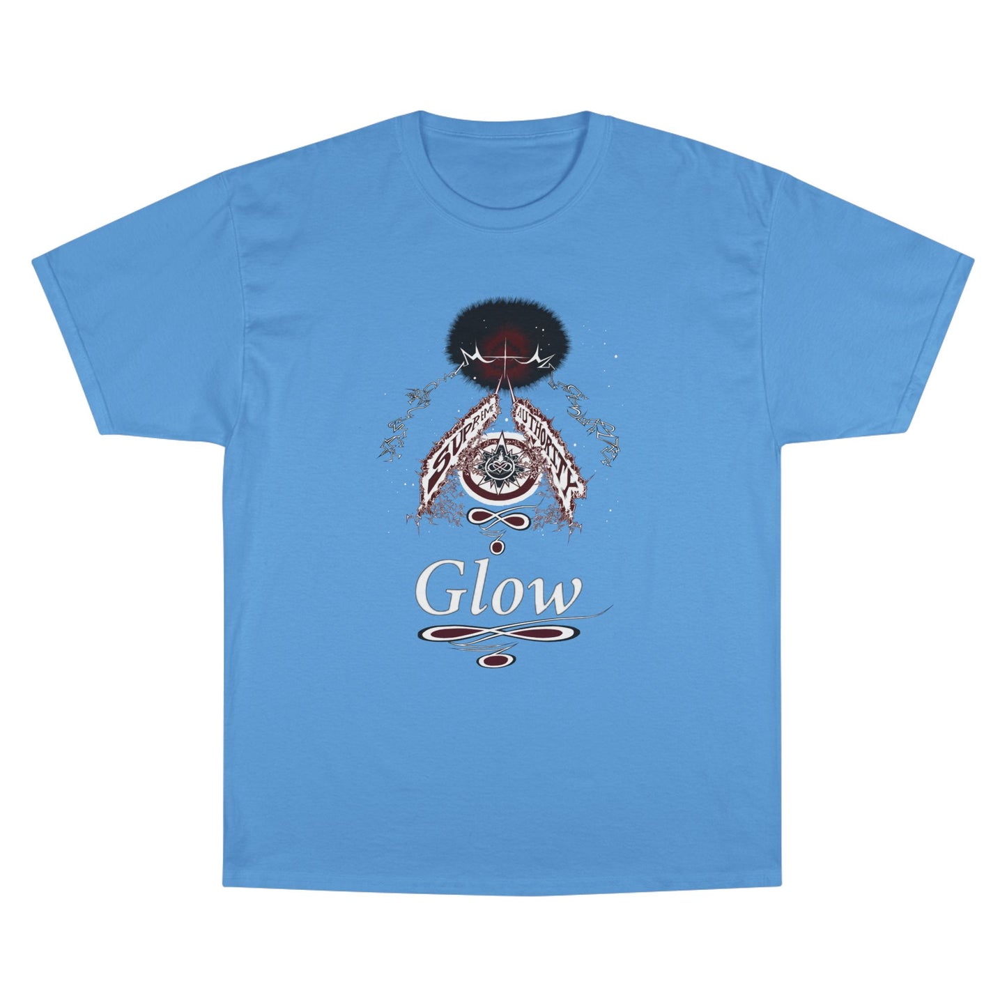 Supreme Authority Glow Philippians 4:13 Champion T-Shirt