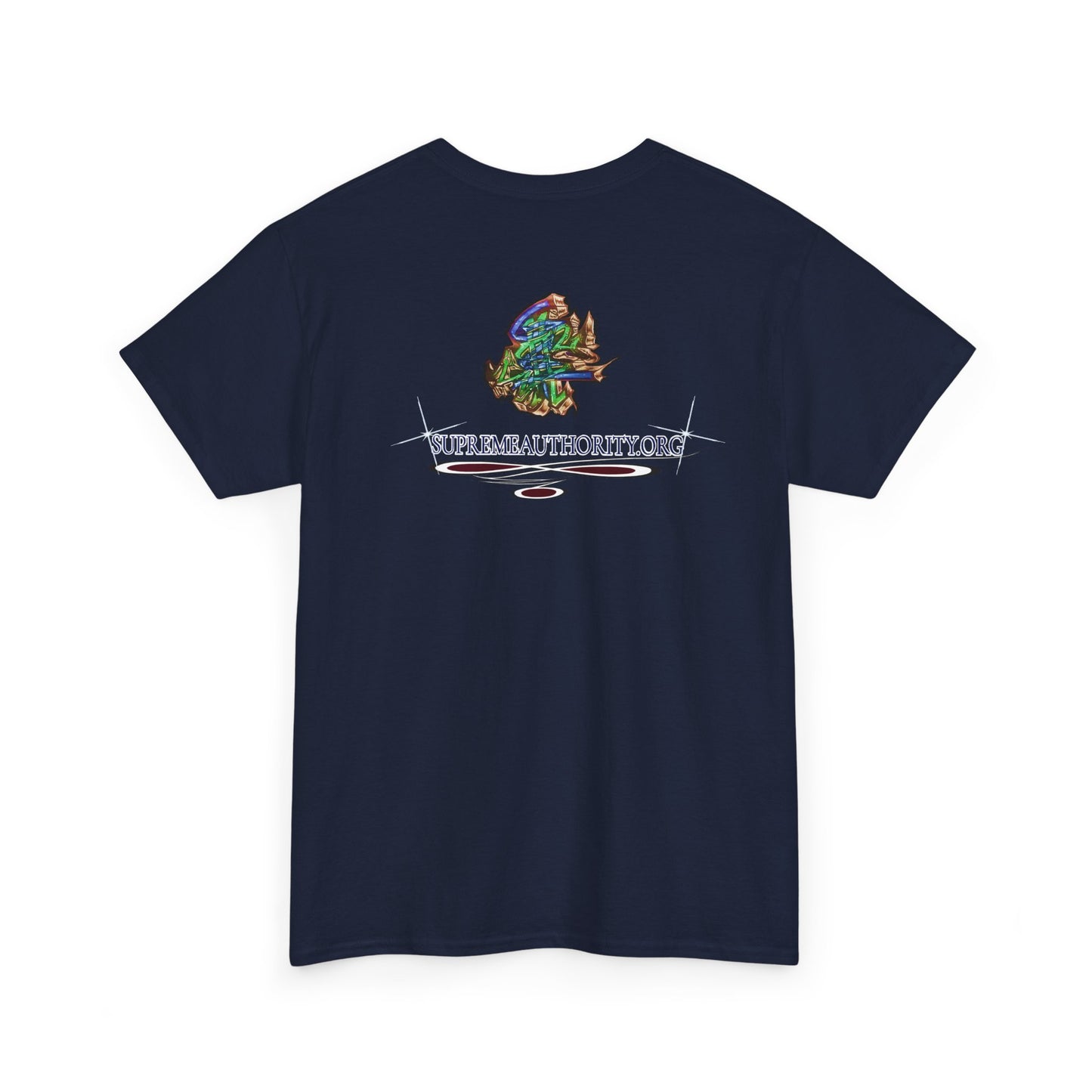 Stack-lanta Get Money graffiti Supreme Authority Unisex Heavy Cotton Tee