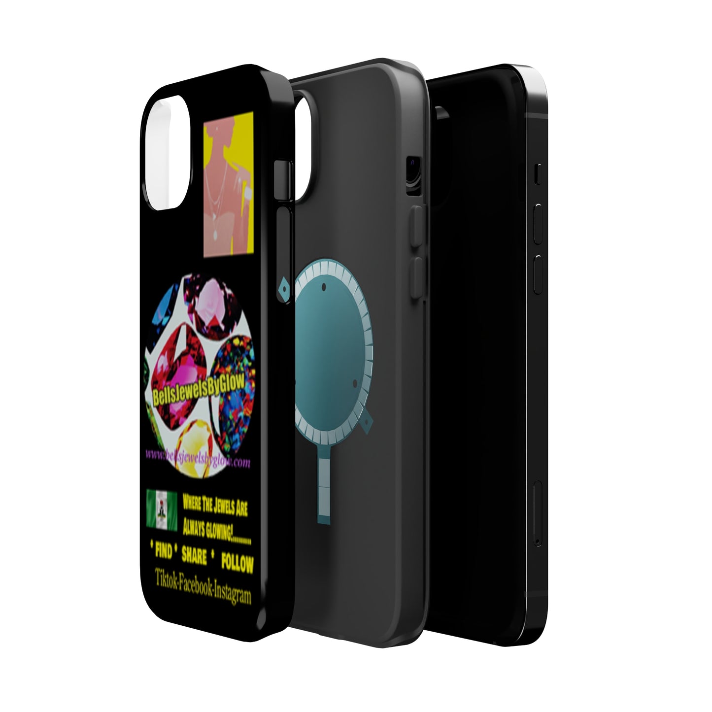 Jewels by Glow Iphone only! MagSafe Tough Cases