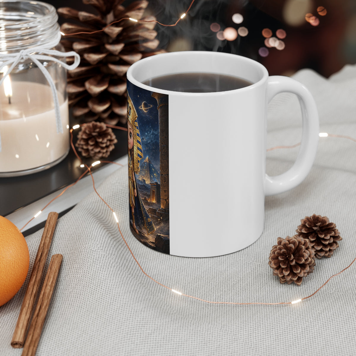 LUNA — Cinematic Little Pharaoh from the Stars — Kids Mug