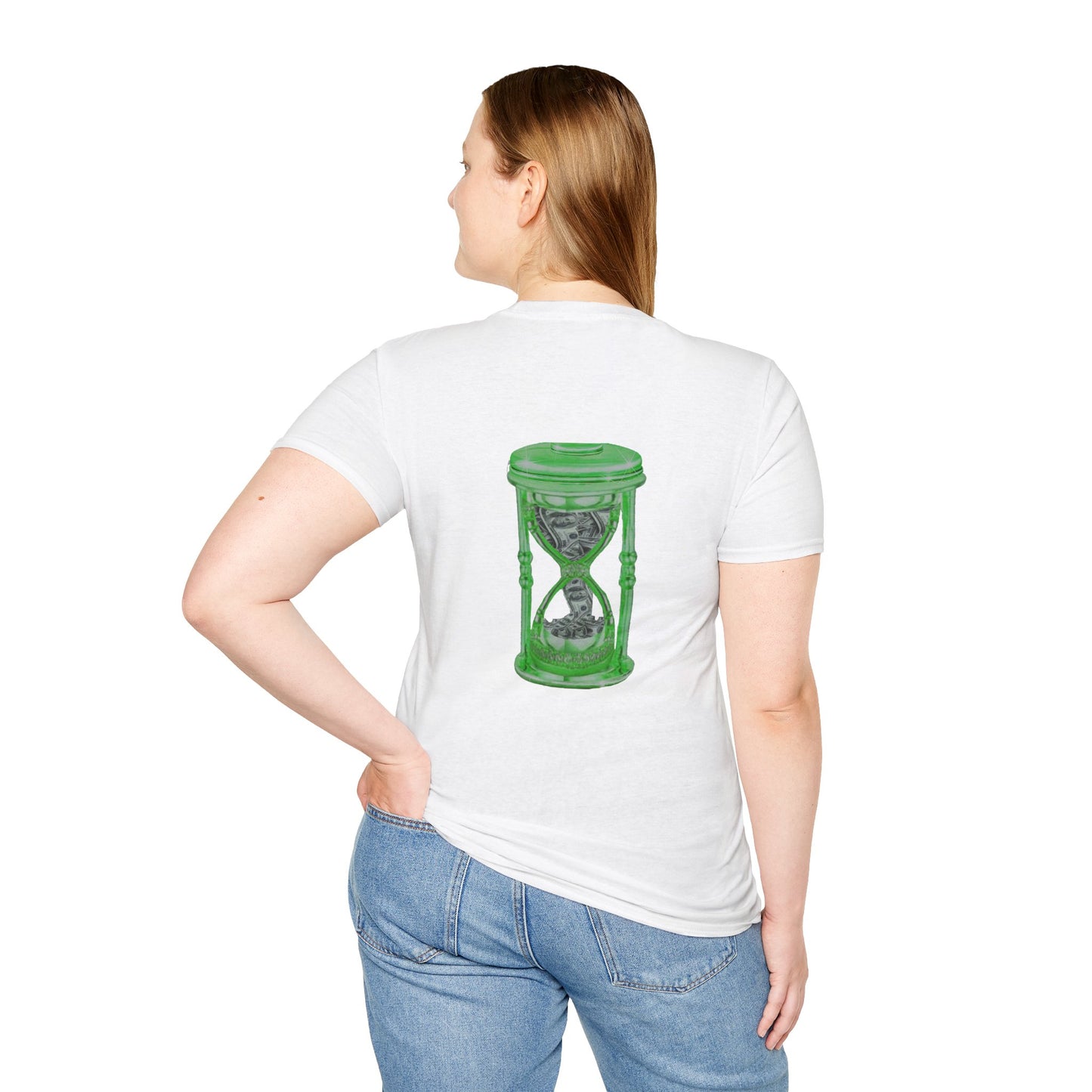 MY Time is MONEY Green - Unisex Softstyle T-Shirt