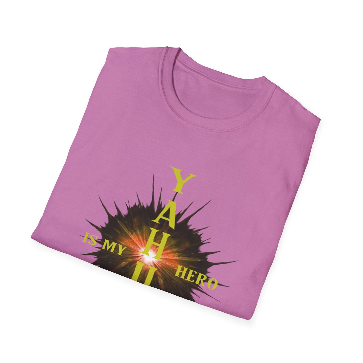 YAHUAH Is my HERO - Unisex Softstyle T-Shirt