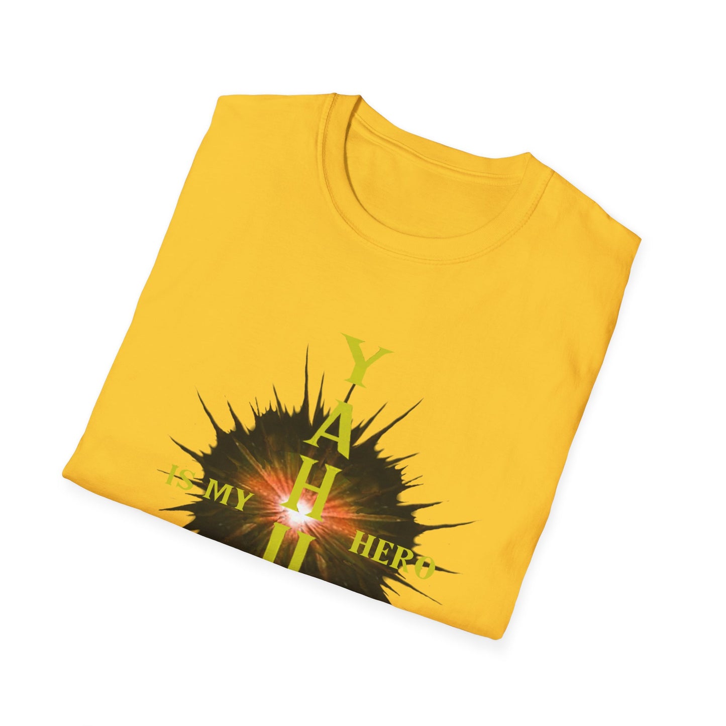 YAHUAH Is my HERO - Unisex Softstyle T-Shirt