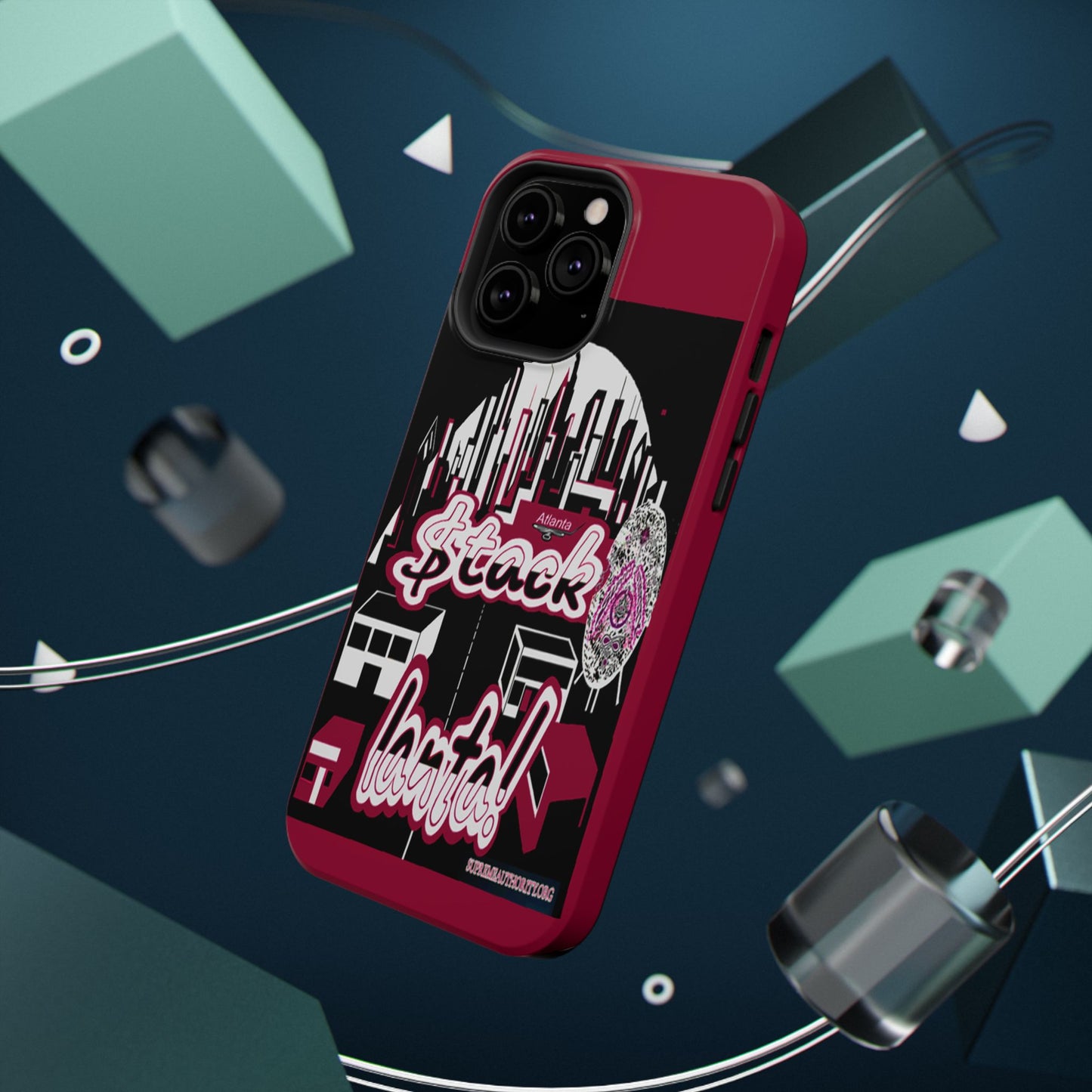 Stack-lanta 2!Remix Red Supreme Authority Iphone ONLY -Impact-Resistant Cases