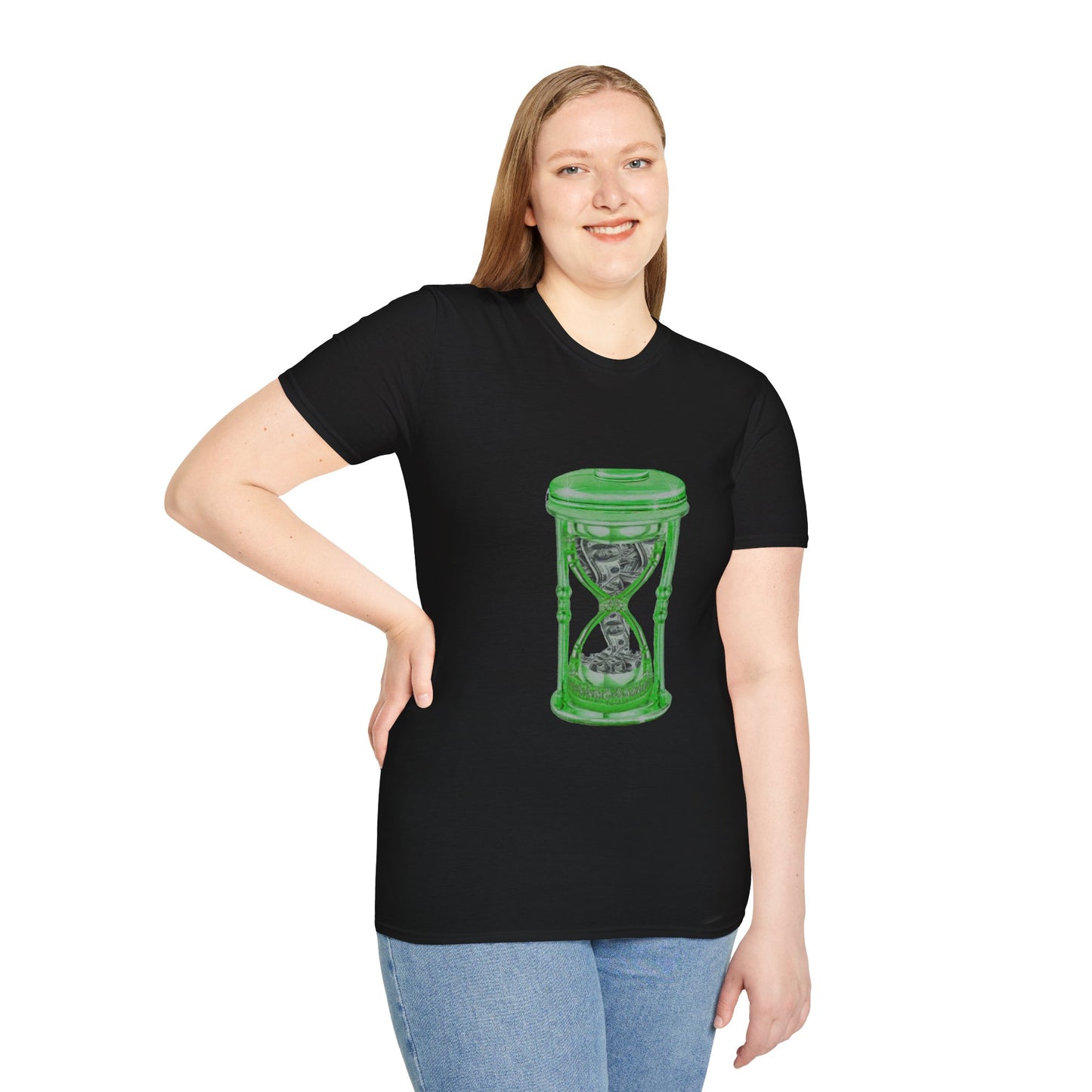 MY Time is MONEY Green - Unisex Softstyle T-Shirt