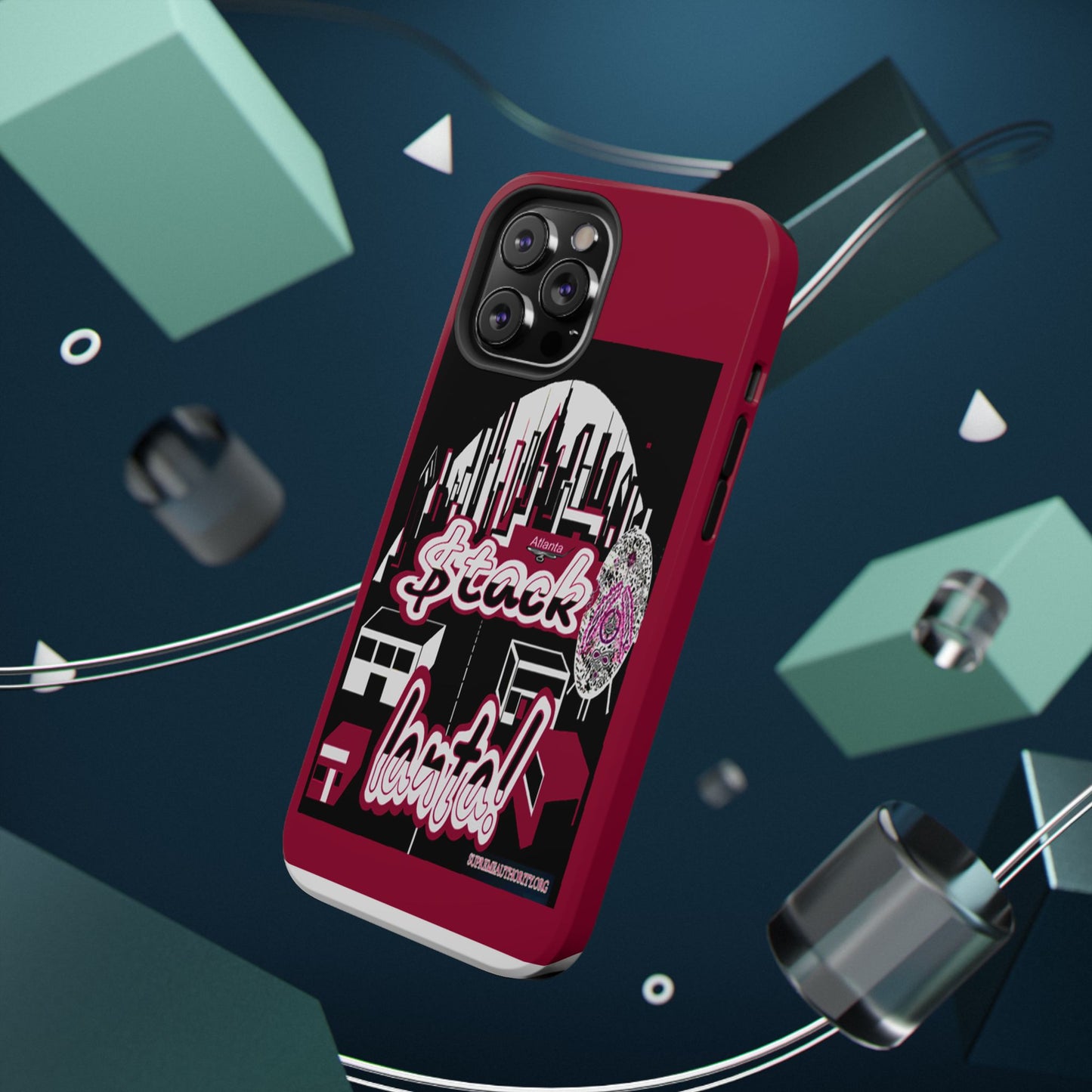 Stack-lanta 2!Remix Red Supreme Authority Iphone ONLY -Impact-Resistant Cases