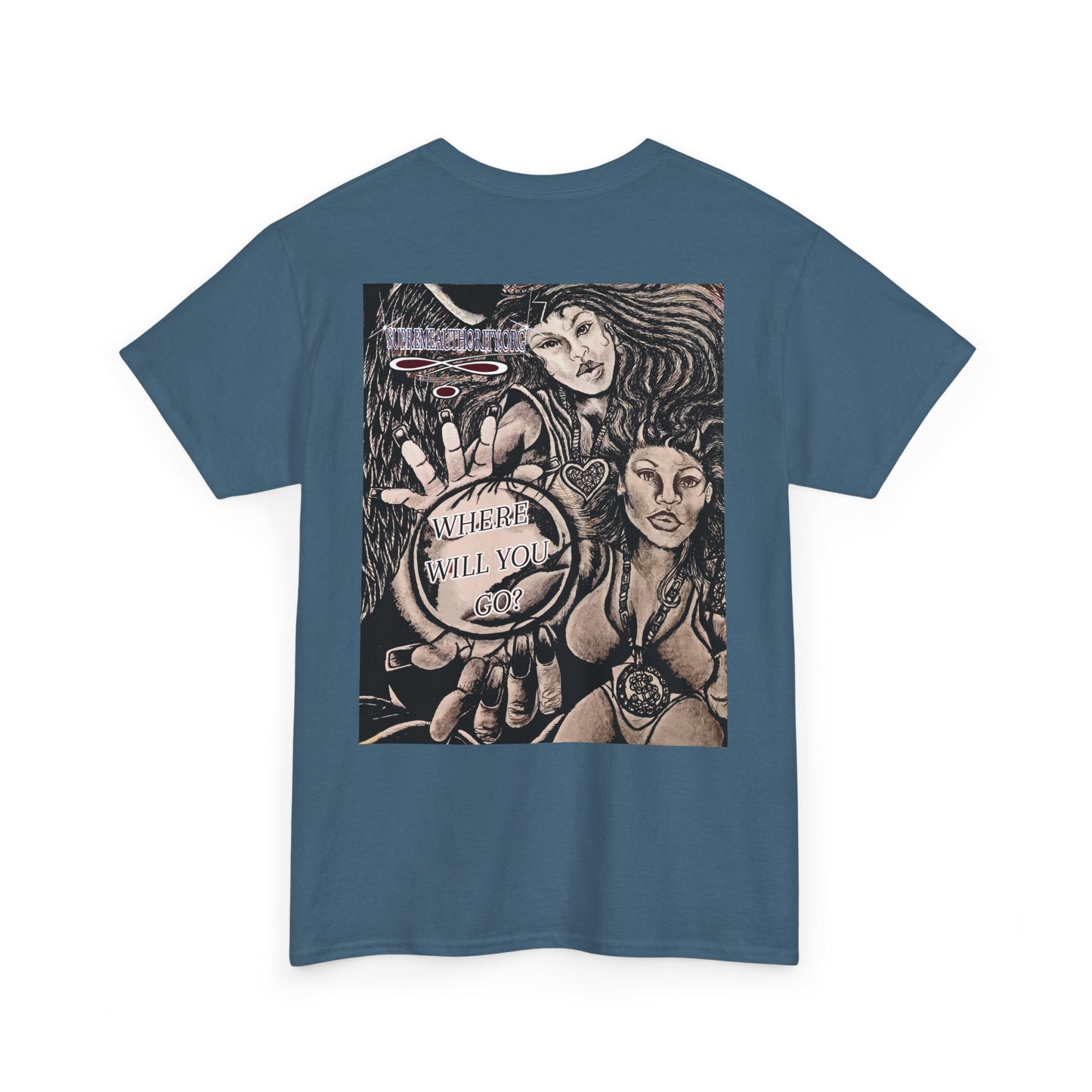 Supreme Authority " Where Will You Go? " Chic Artistic Tee: Fashion for Creatives, Streetwear Style, Unique Gift, Artist Merch, Casual Statement Shirt