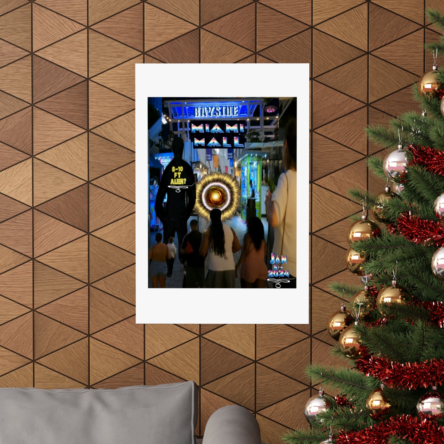 Copy of Miami Alien Mall 2 - Matte Vertical Posters