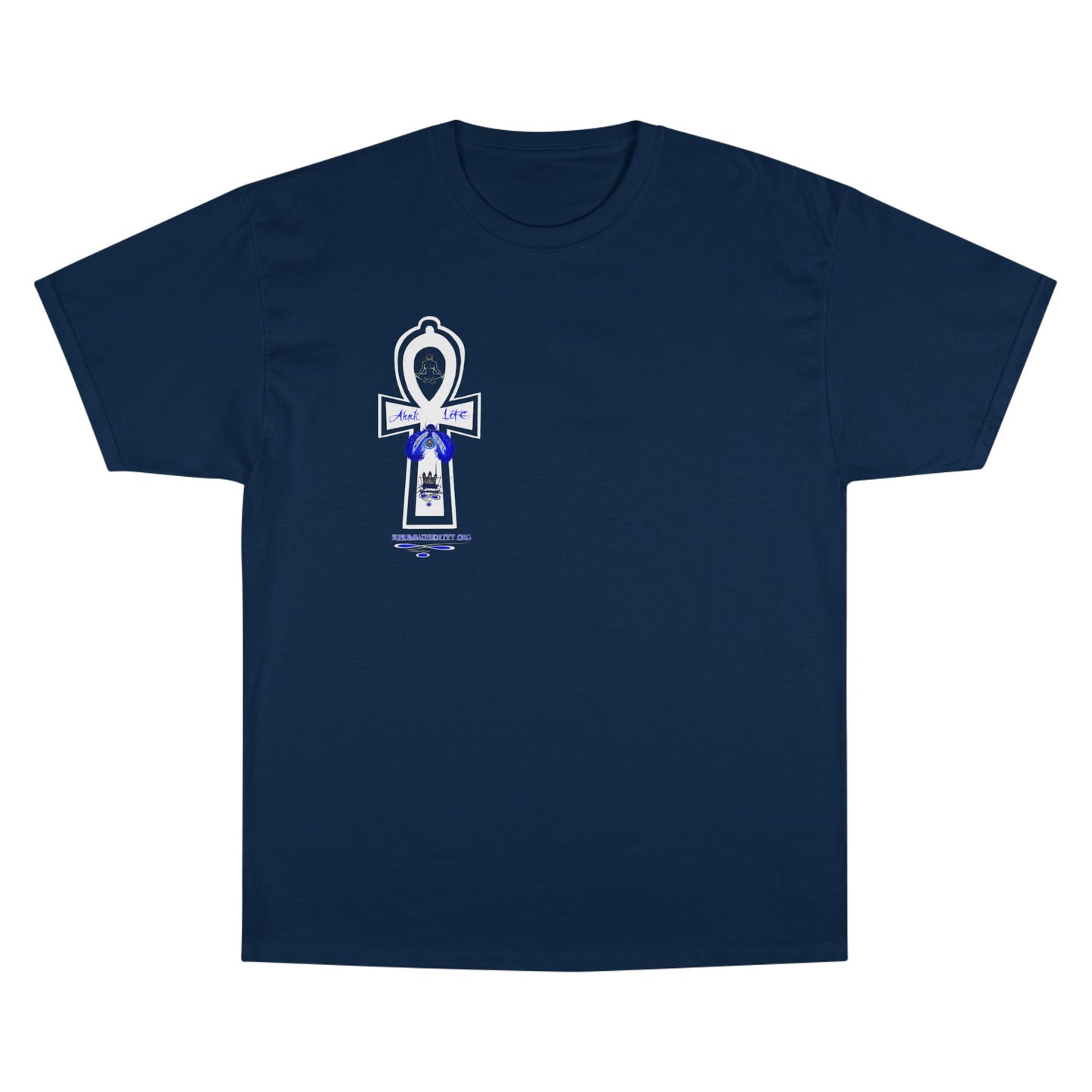Ankh Life Queen goddess Supreme Authority -Champion T-Shirt