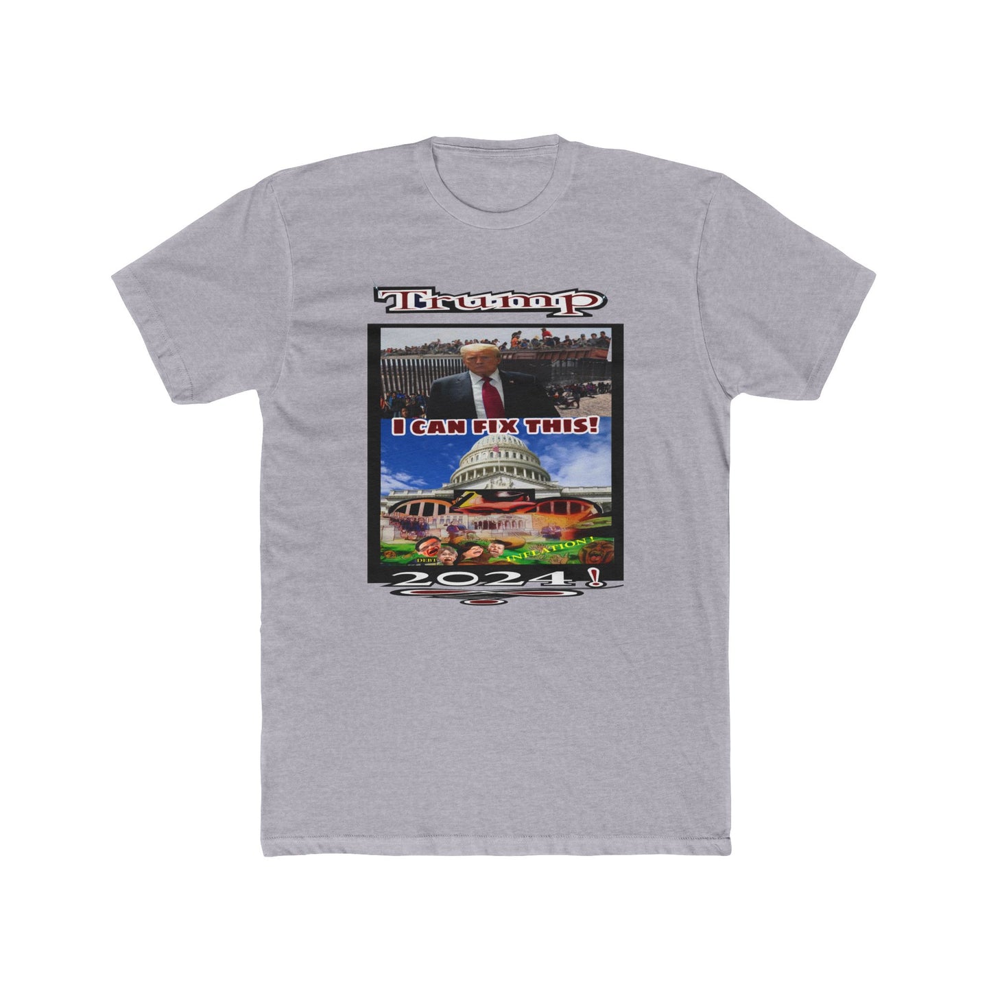 Trump I can fix this - Unisex Cotton Crew Tee