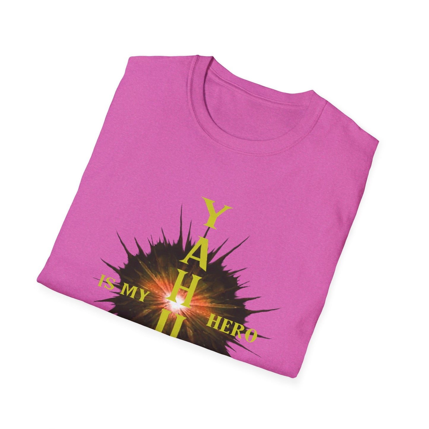 YAHUAH Is my HERO - Unisex Softstyle T-Shirt