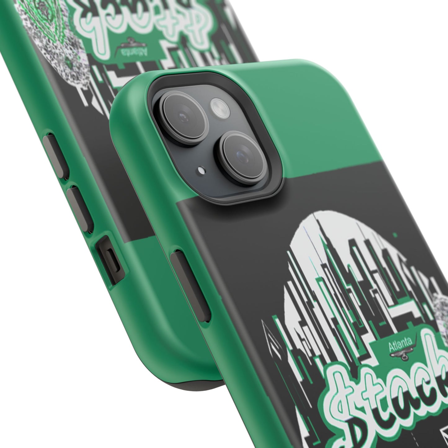 Stack-lanta 2! Remix Green Supreme Authority Iphone ONLY -Impact-Resistant Cases