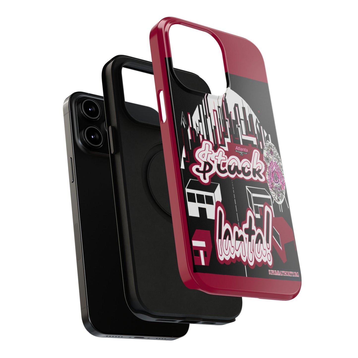 Stack-lanta 2!Remix Red Supreme Authority Iphone ONLY -Impact-Resistant Cases